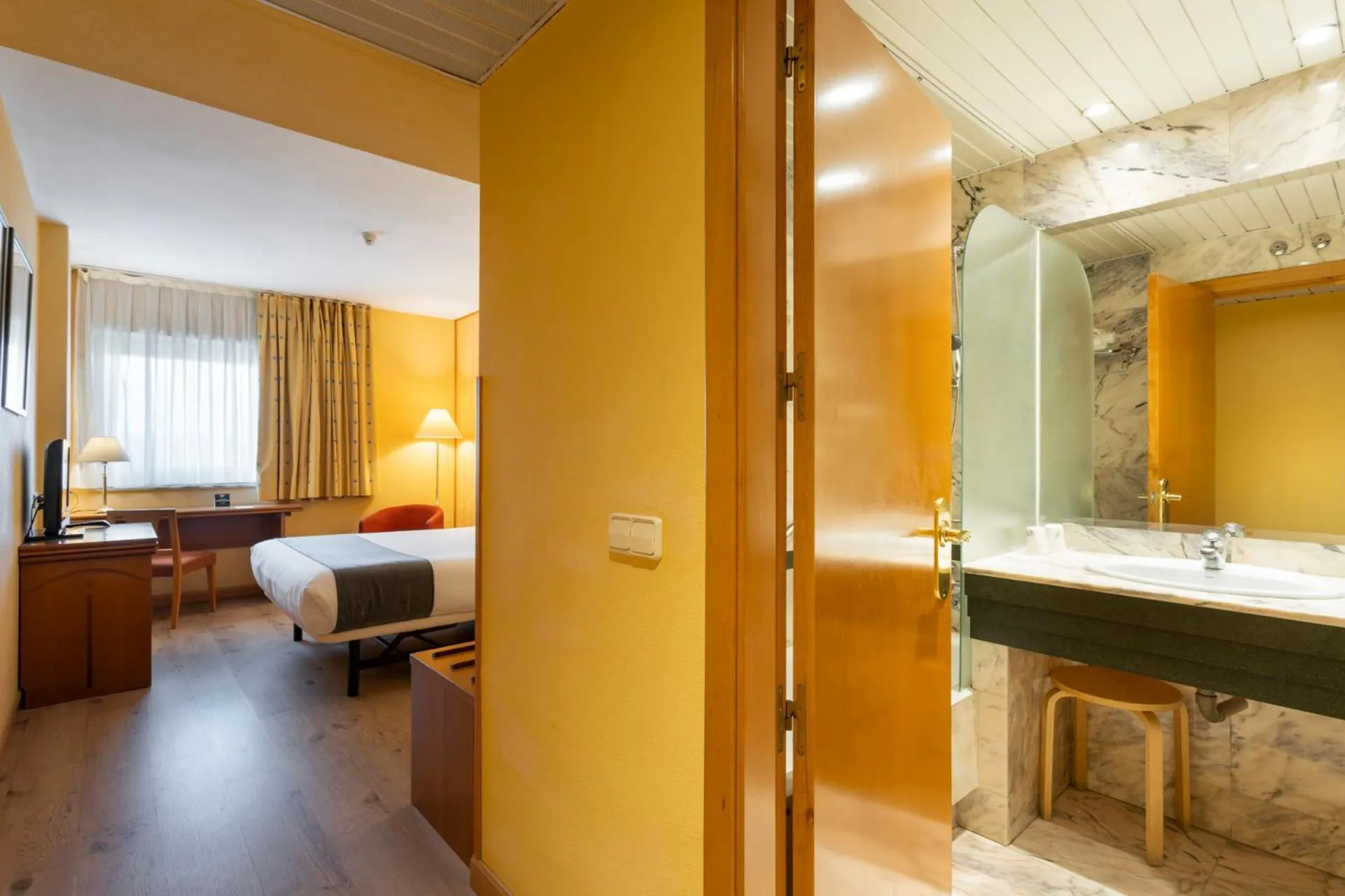 Bed in Hotel Alda Río Tormes