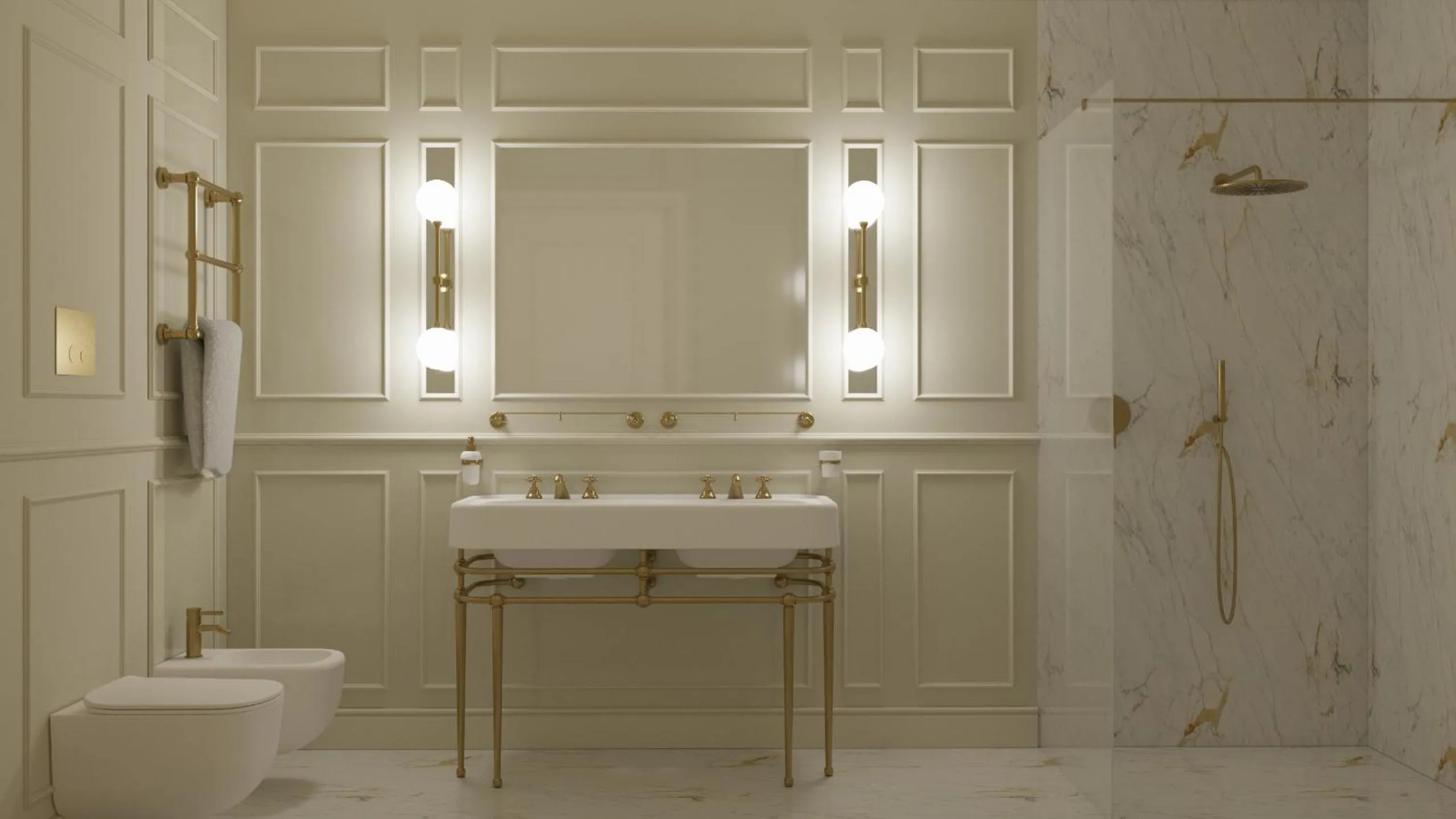 Bathroom in Hotel La Gemma