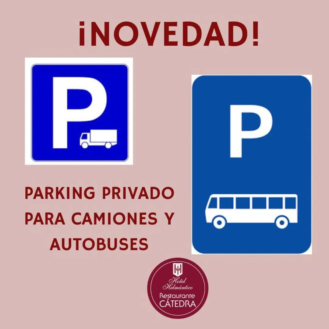 Text overlay in Hotel Helmántico