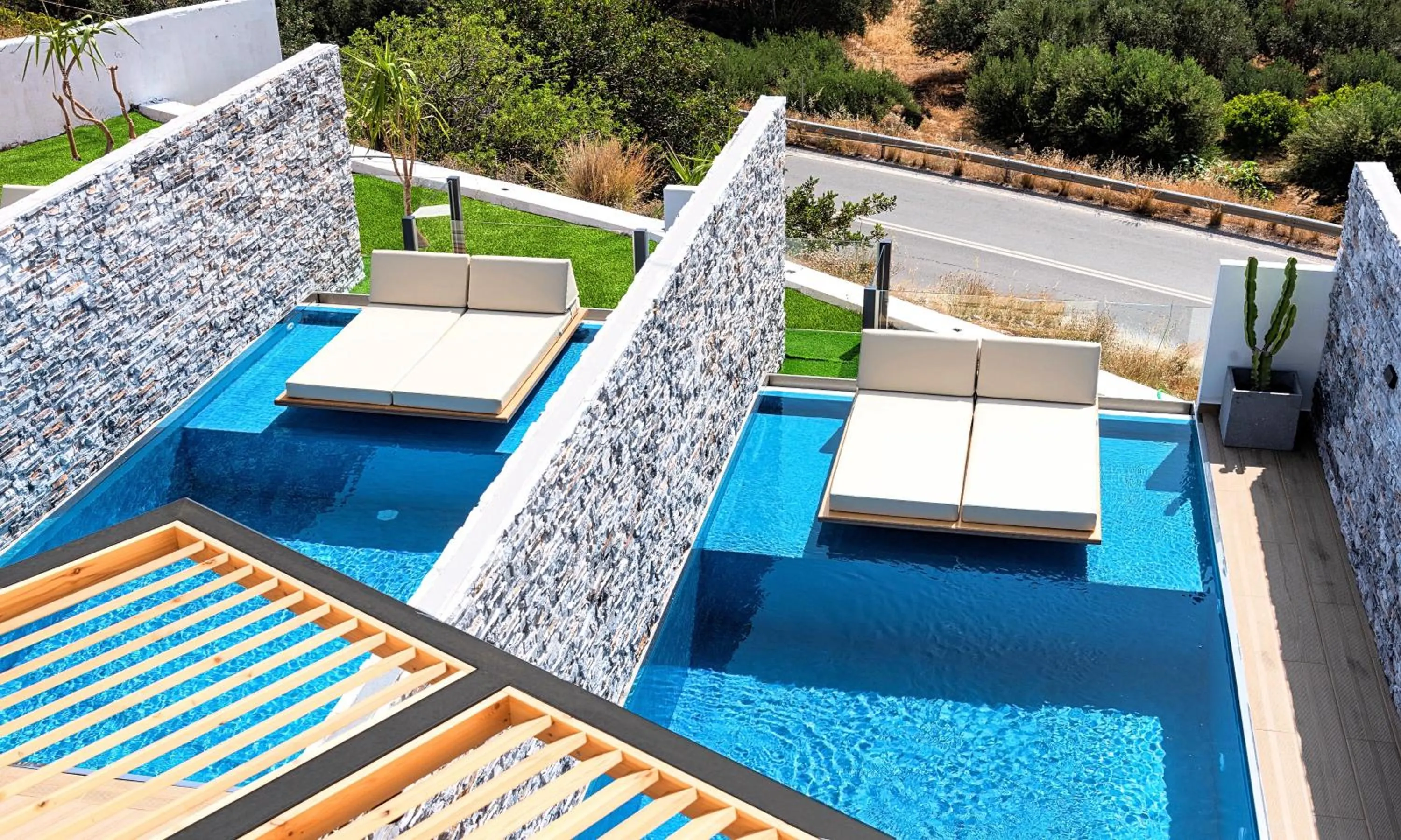 Natural landscape in Aelia Suites