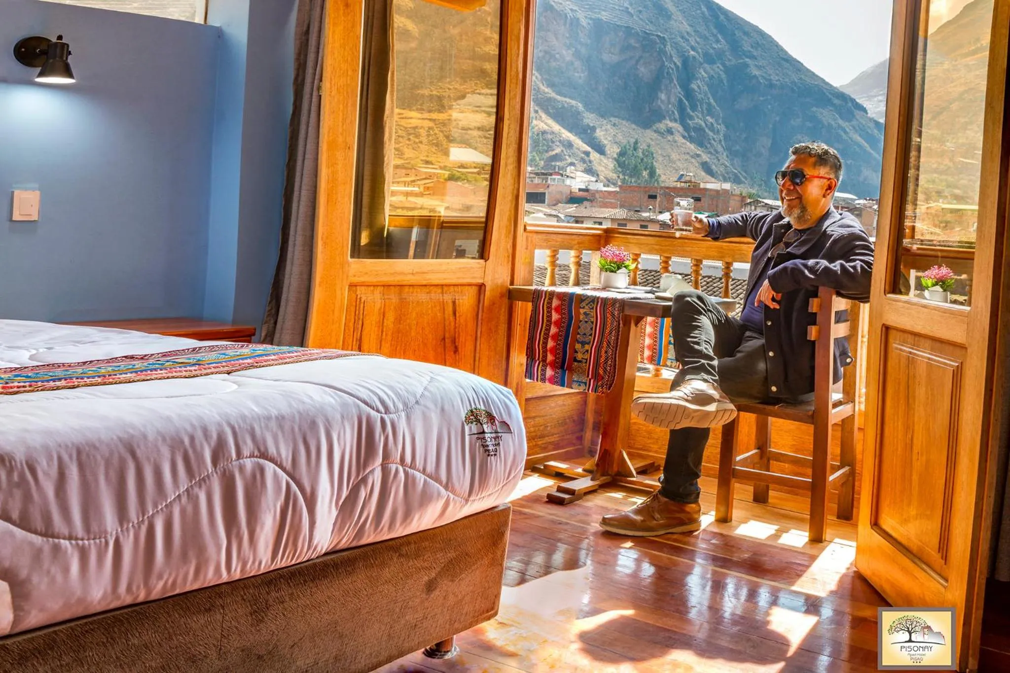 Bed in Pisonay Hotel