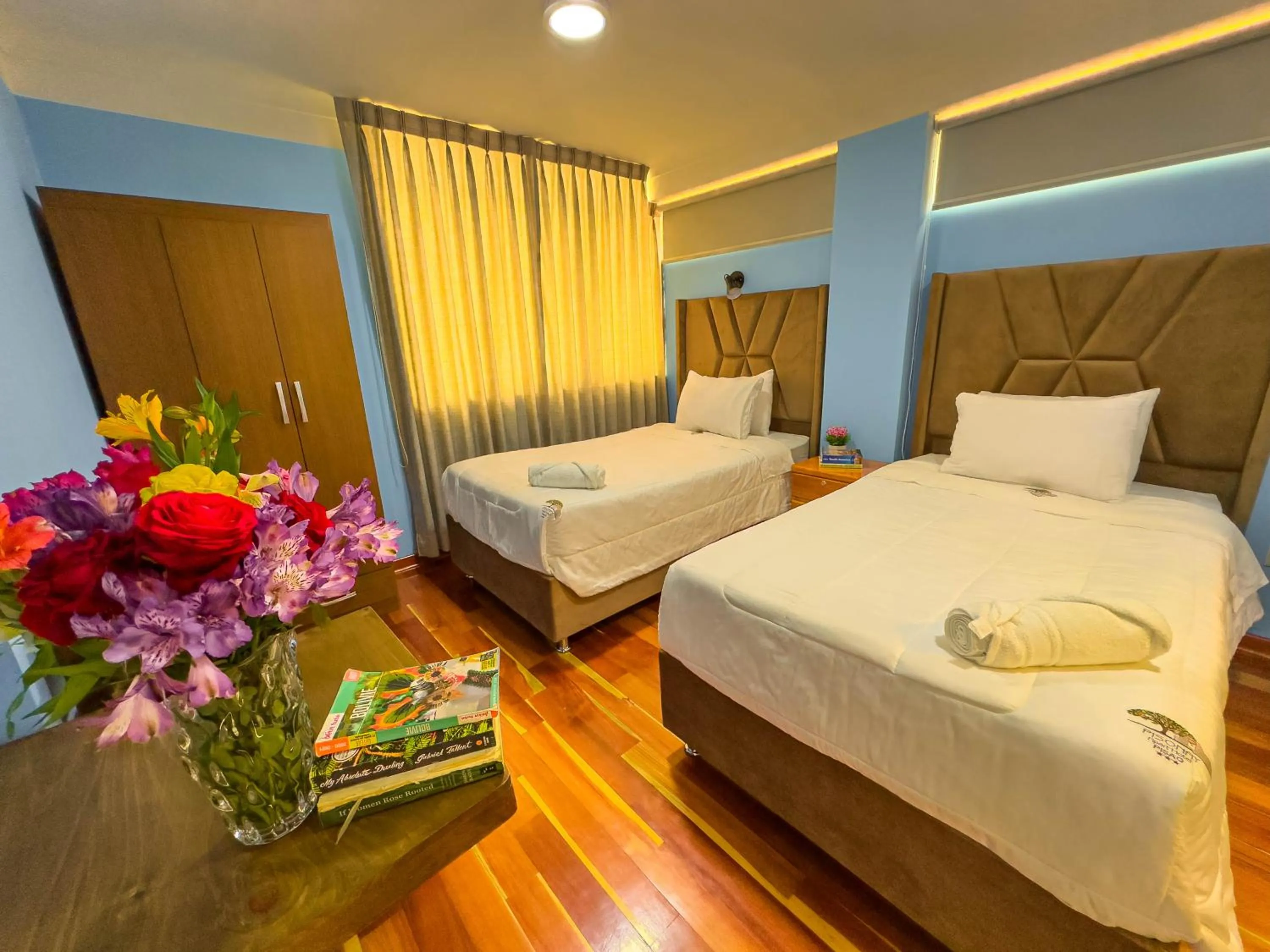 Bed in Pisonay Hotel