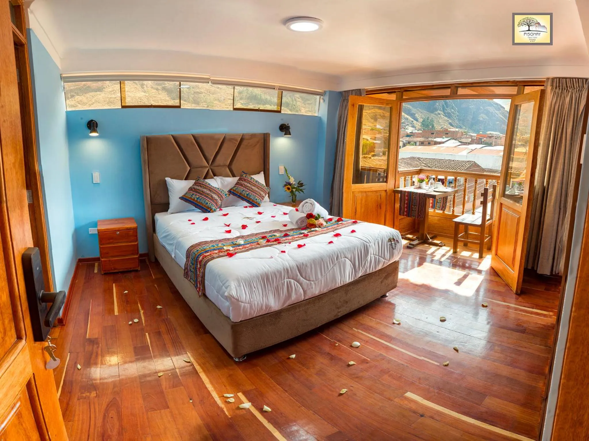 Bed in Pisonay Hotel