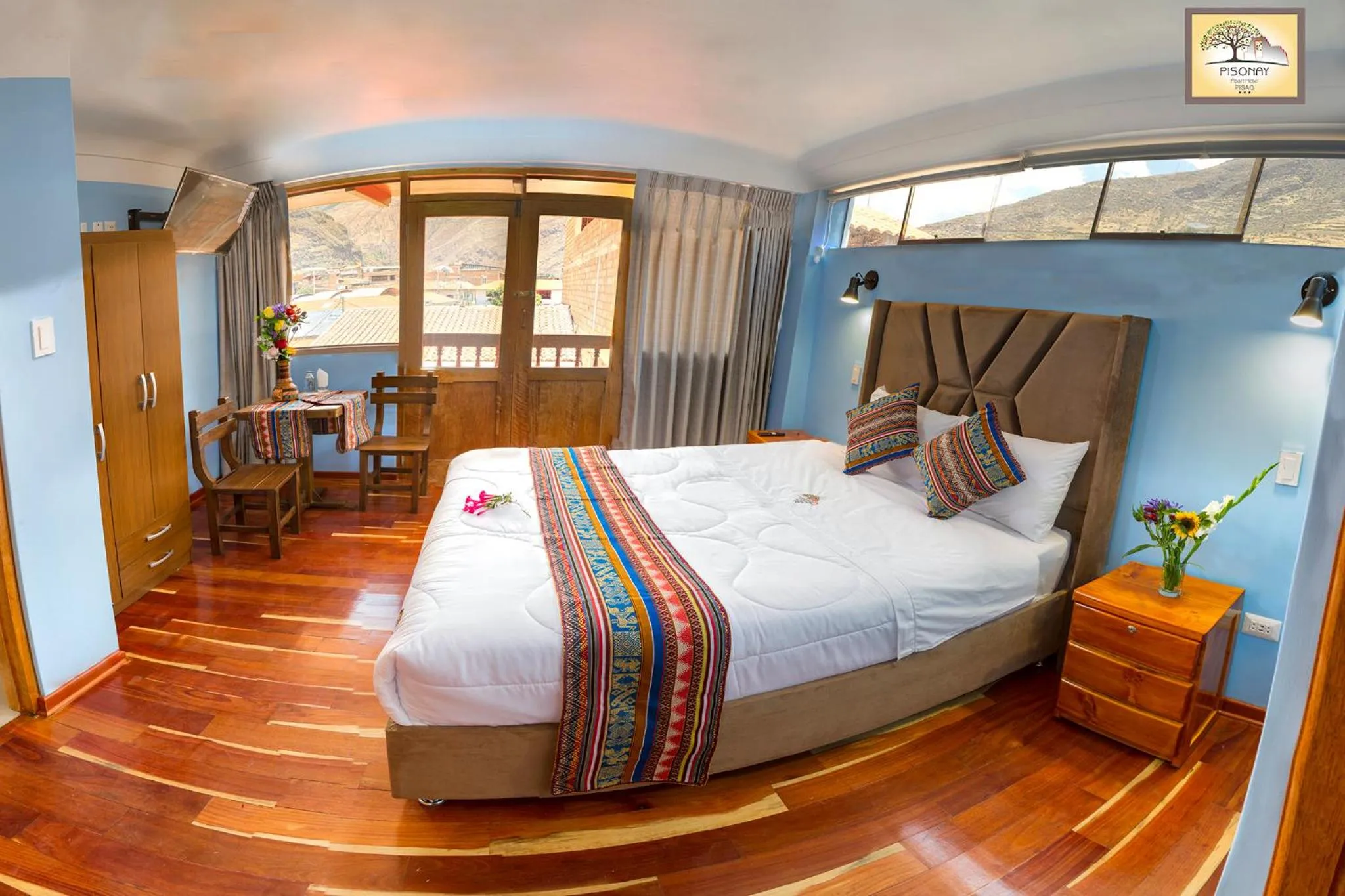 Bed in Pisonay Hotel