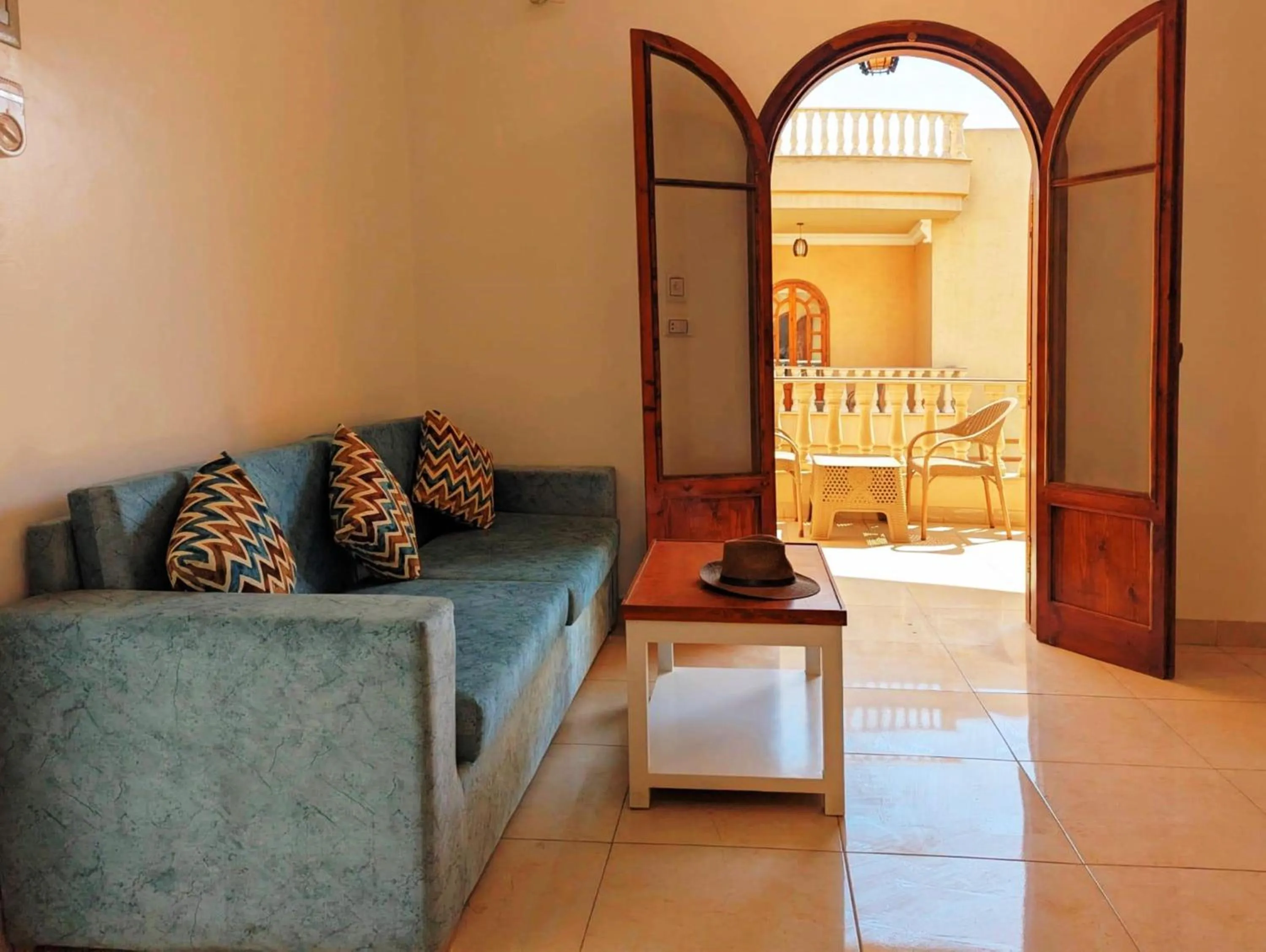 Seating area in Mikhaila Guest House