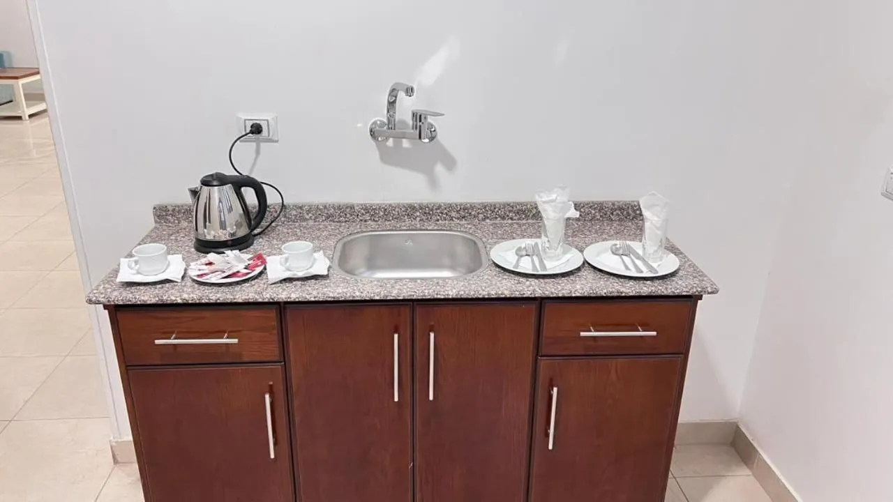 Kitchen or kitchenette in Mikhaila Guest House