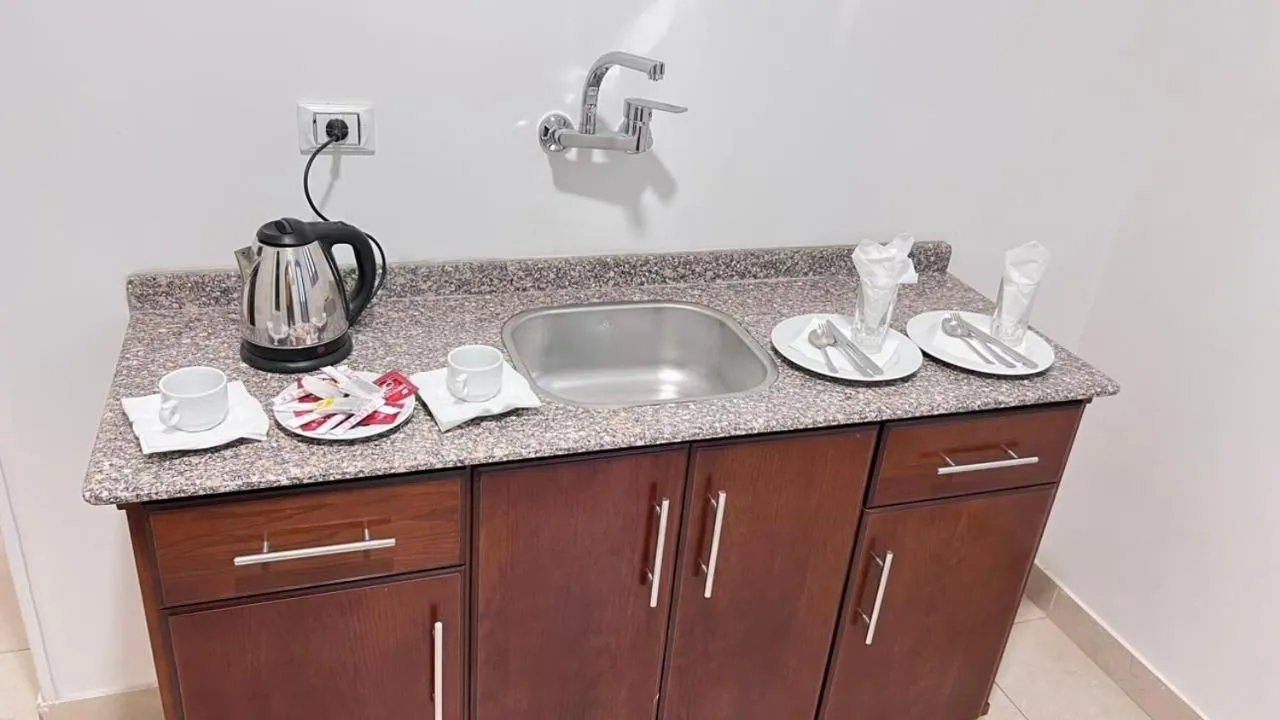 Kitchen or kitchenette in Mikhaila Guest House