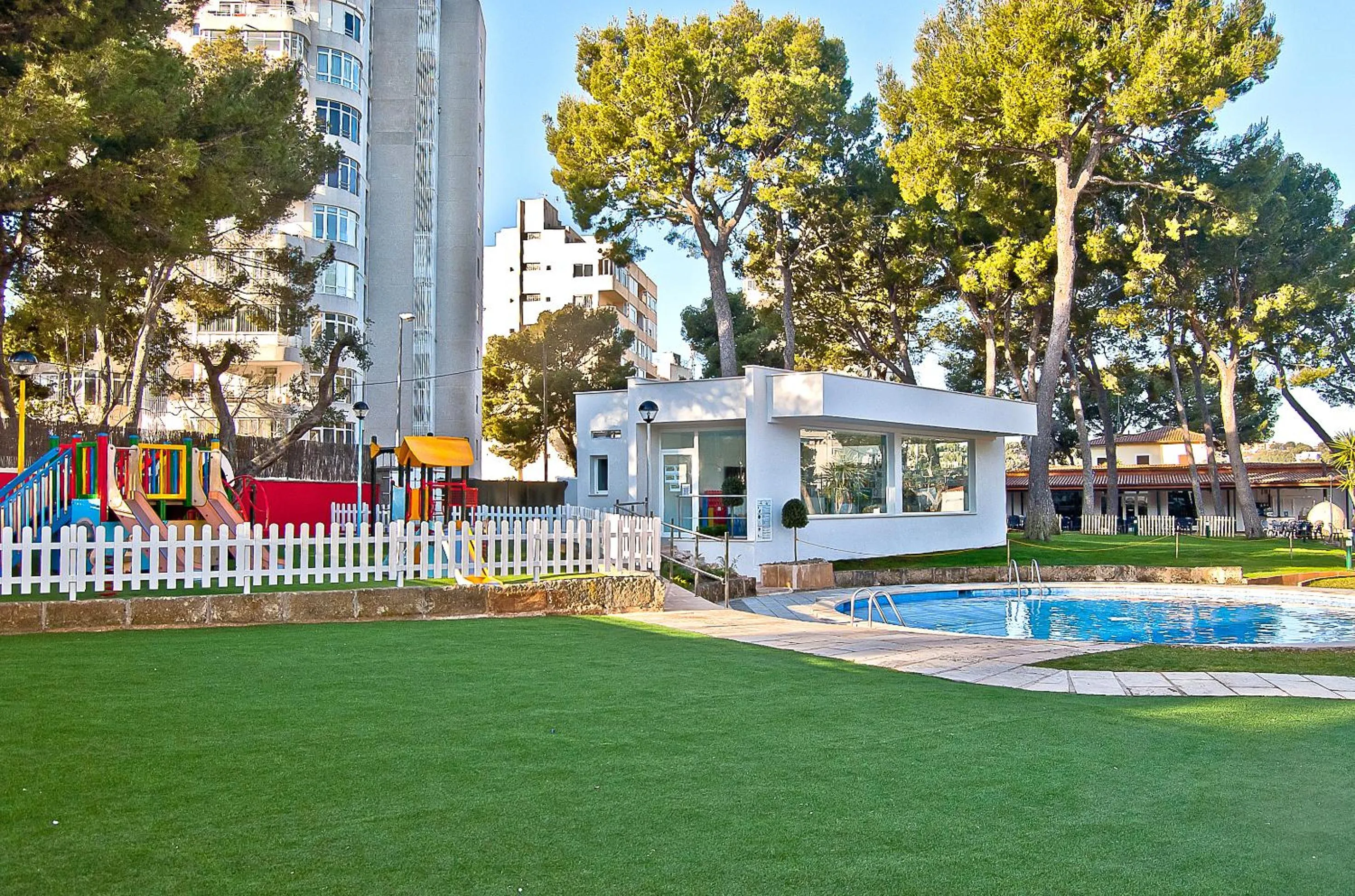 Children play ground in BQ Belvedere Hotel