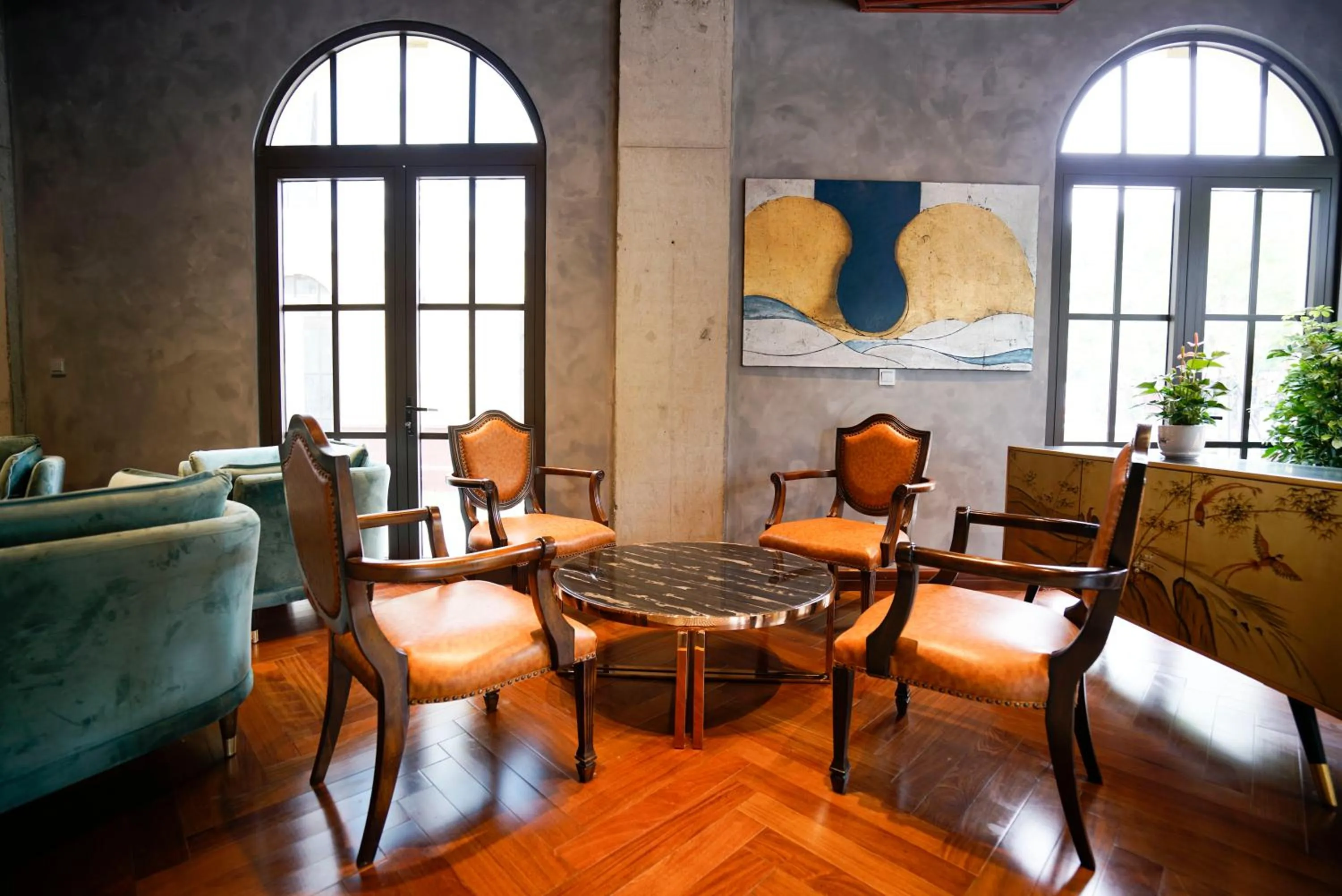 Living room in 1925 Ha Long Hotel