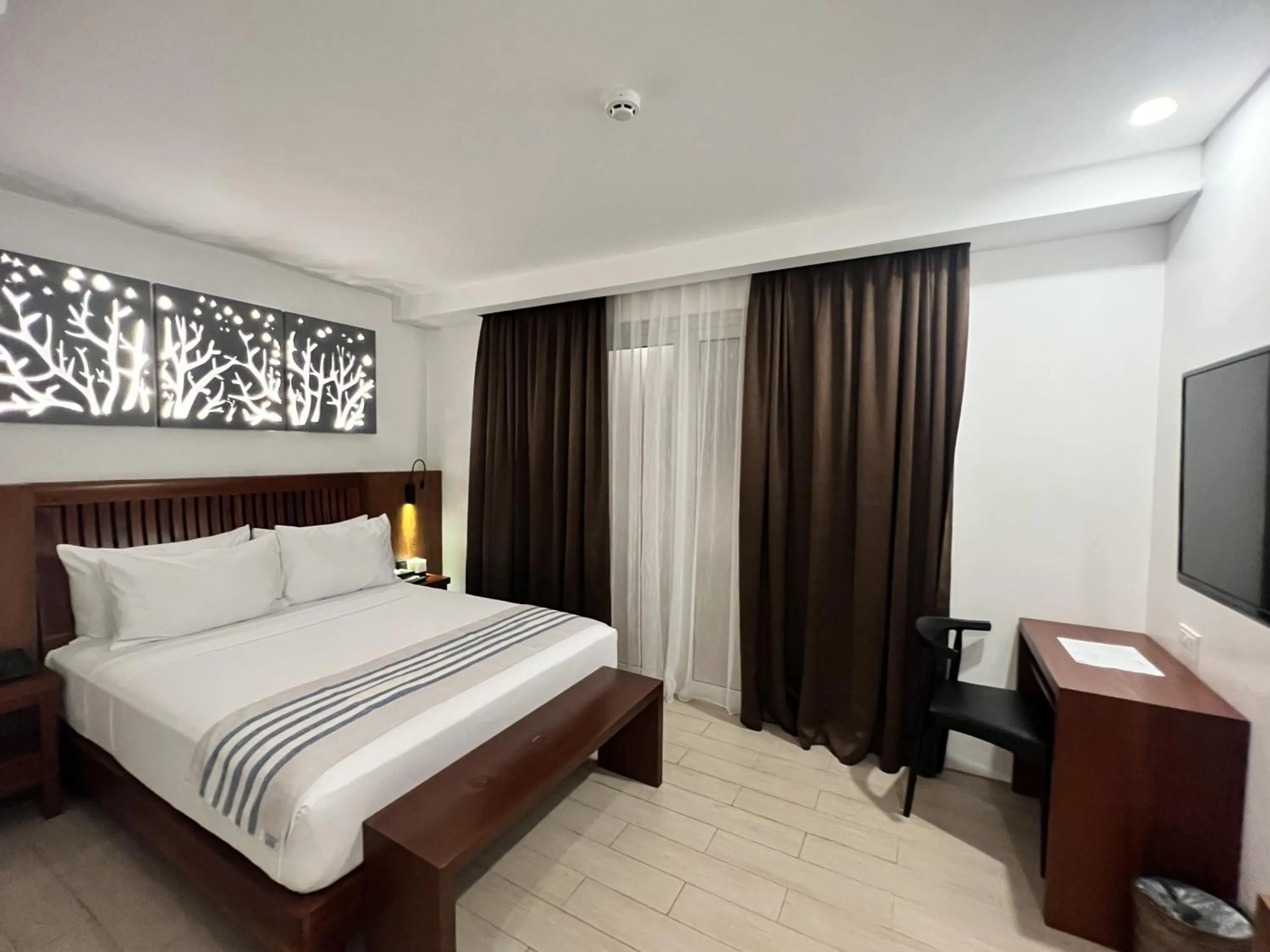 Bed in Aira Boracay Hotel