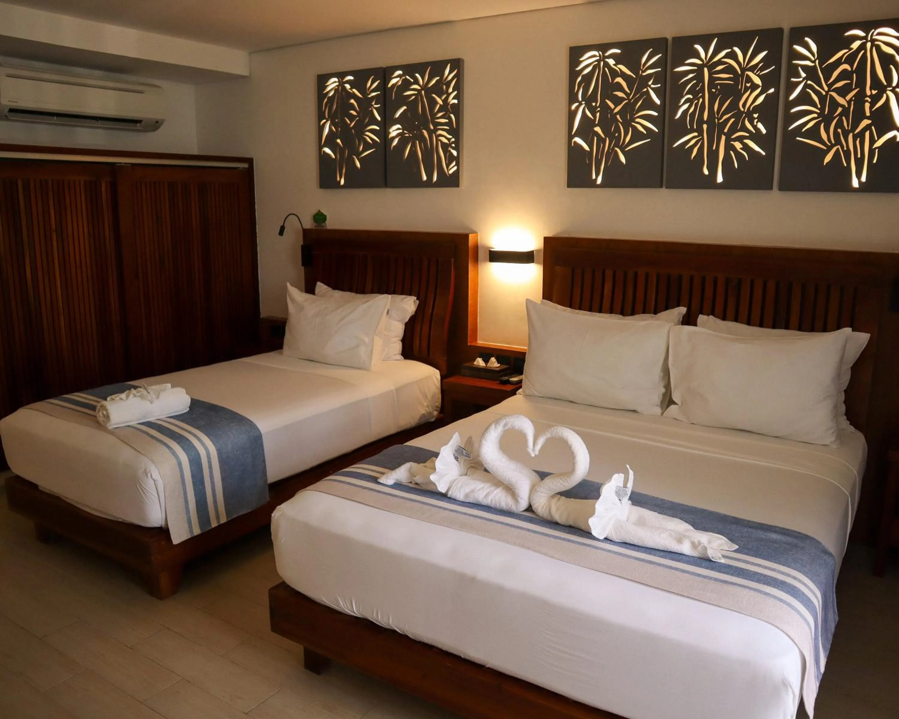 Bed in Aira Boracay Hotel