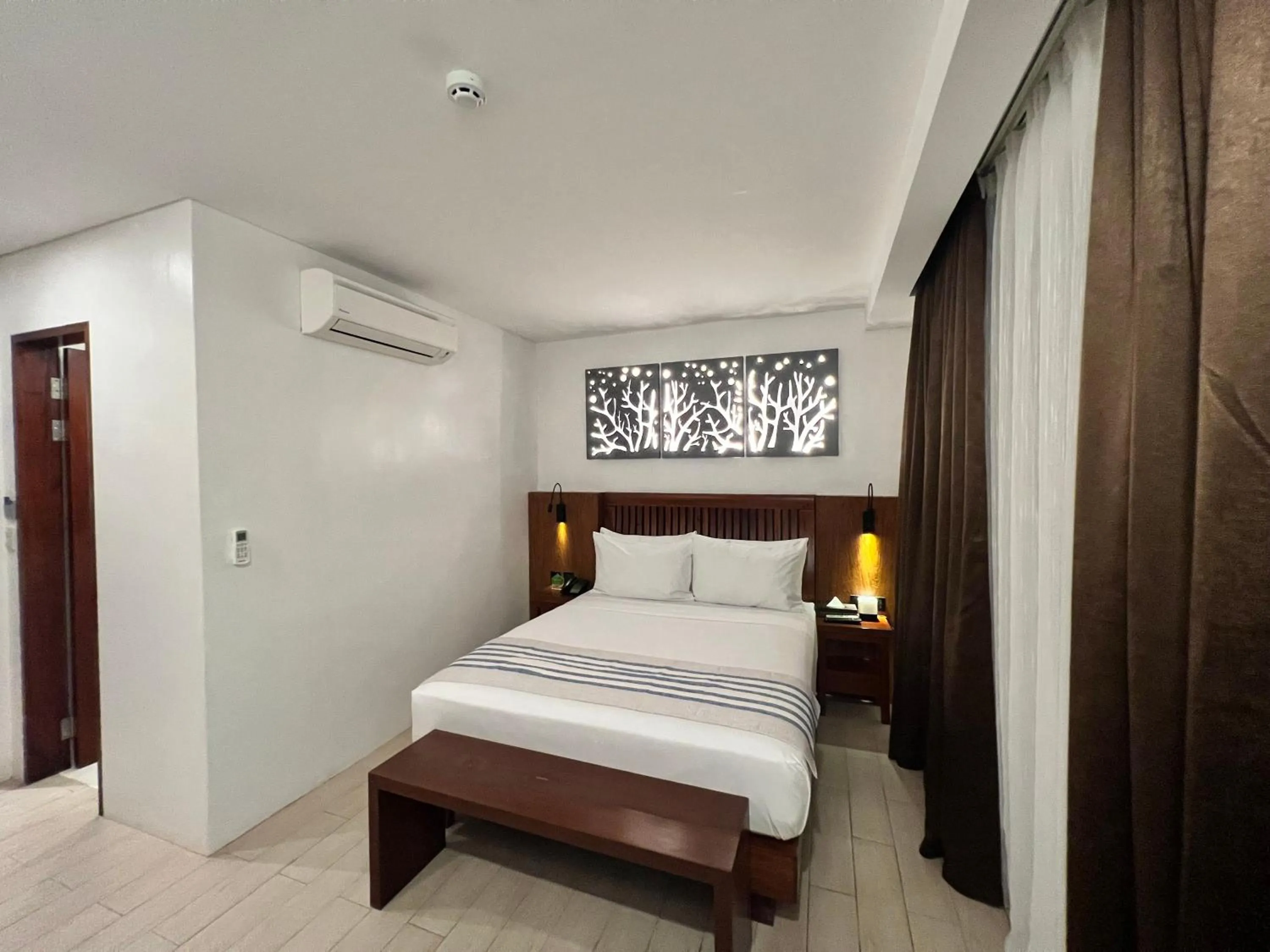 Bed in Aira Boracay Hotel