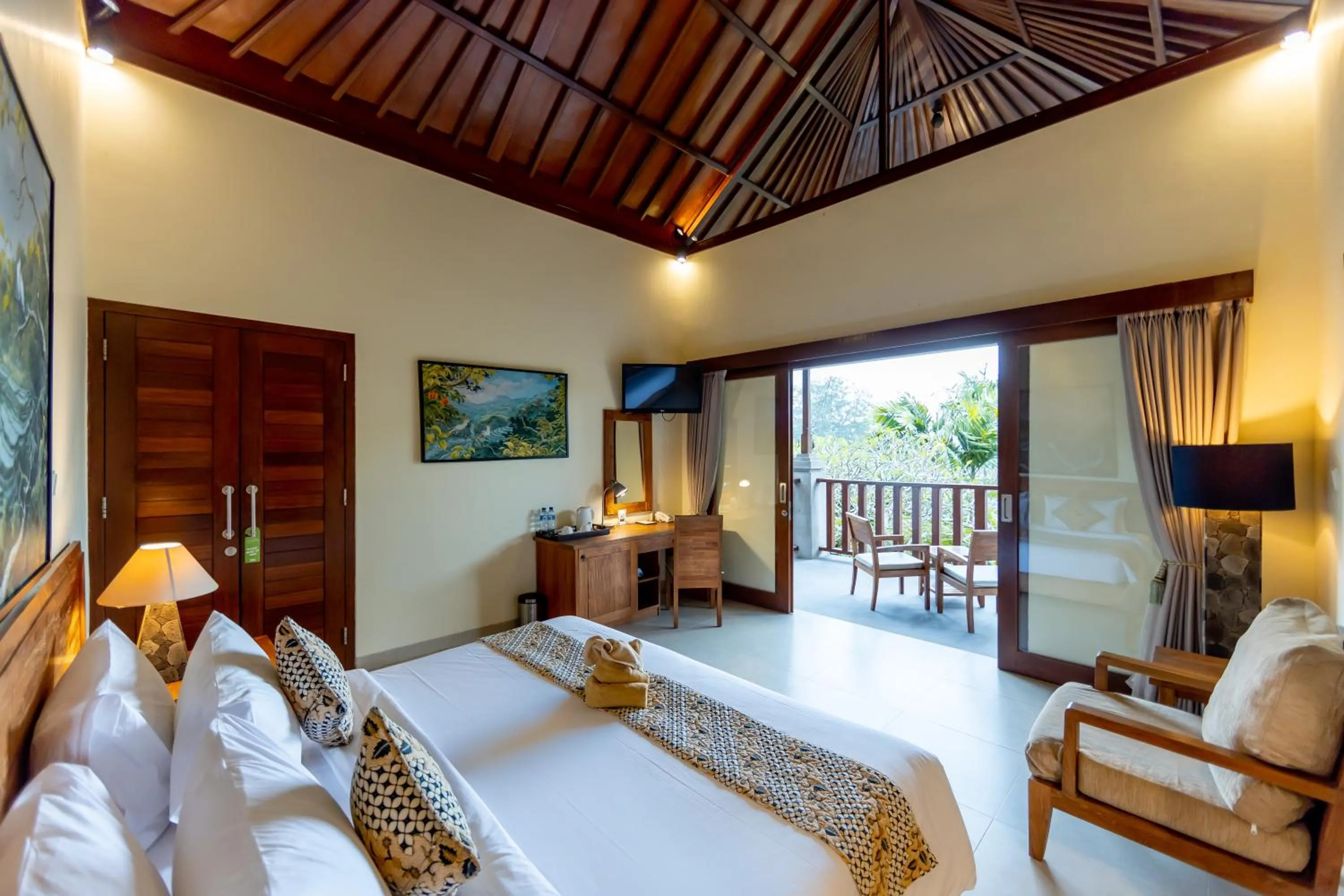 Bedroom, Bed in Anumana Village Ubud