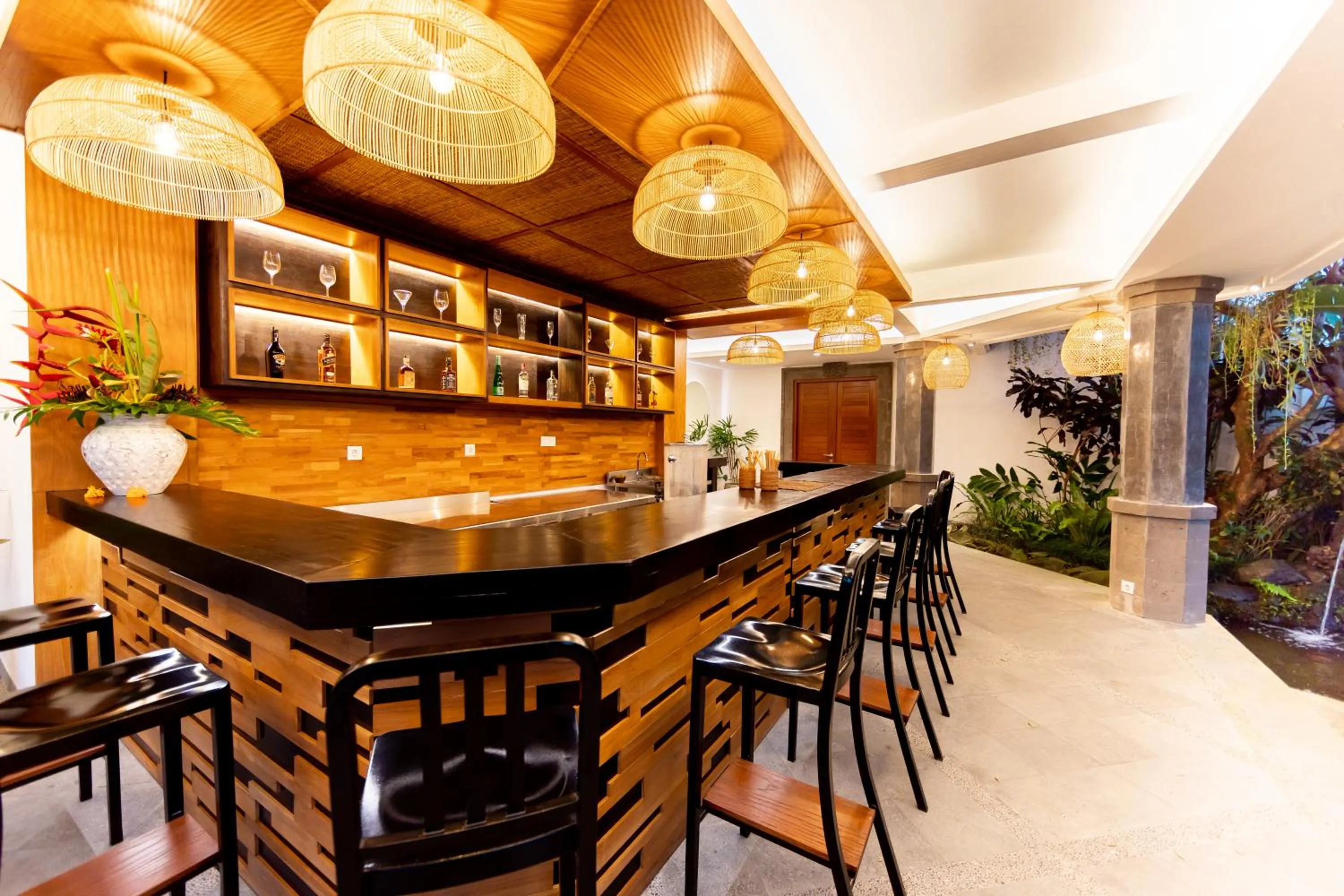 Lounge or bar in Anumana Village Ubud