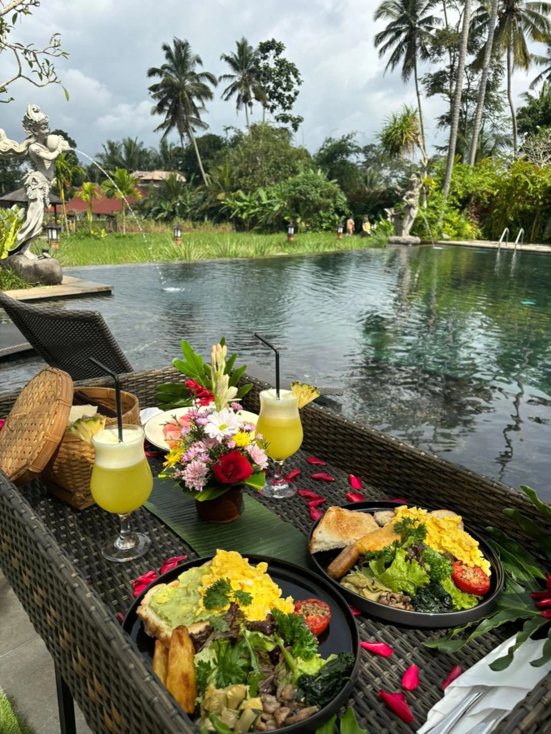Food and drinks in Anumana Village Ubud