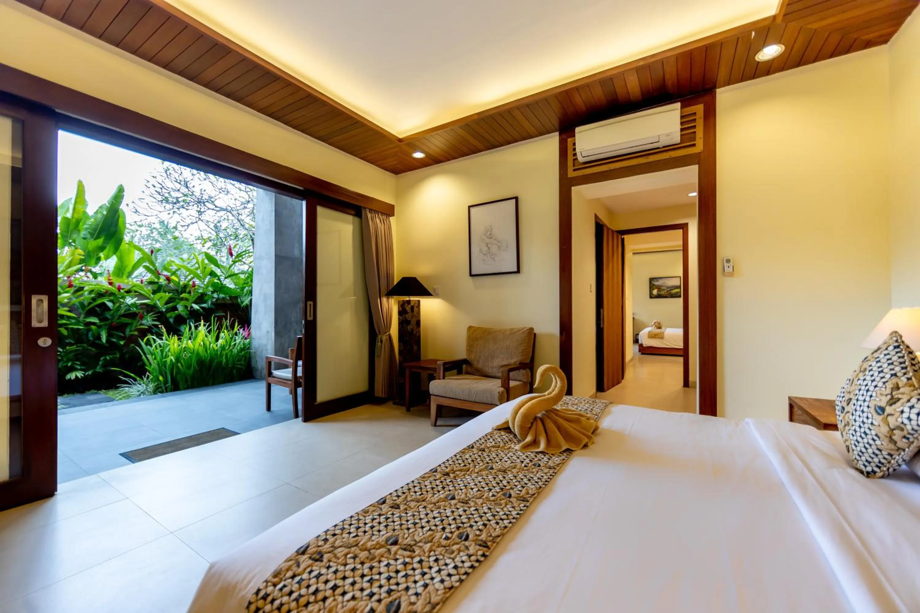 Bedroom, Bed in Anumana Village Ubud