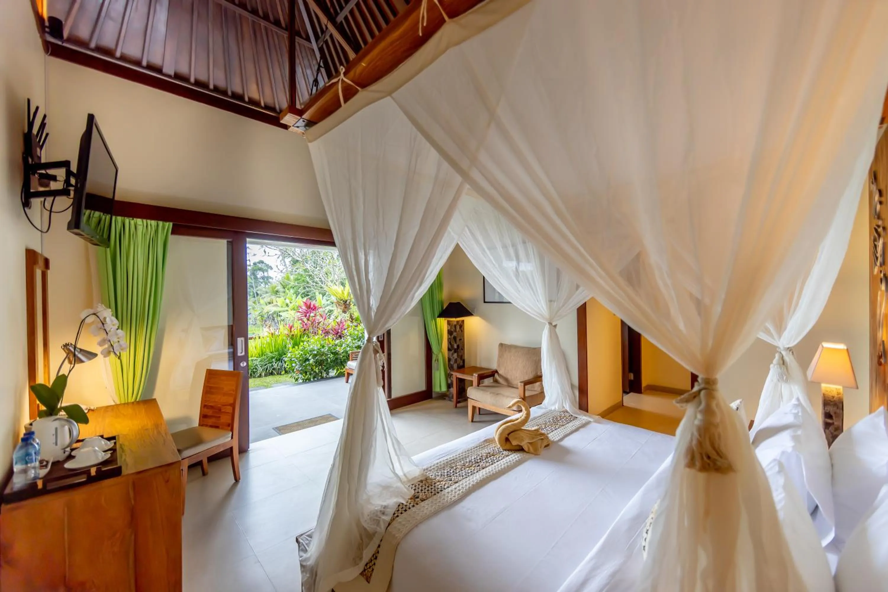 Bedroom, Bed in Anumana Village Ubud