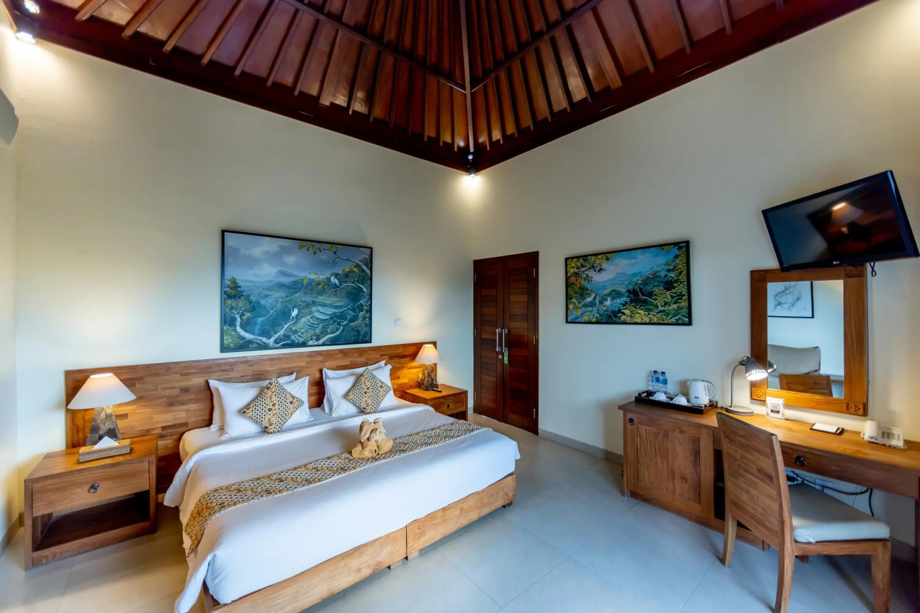 Bedroom, Bed in Anumana Village Ubud