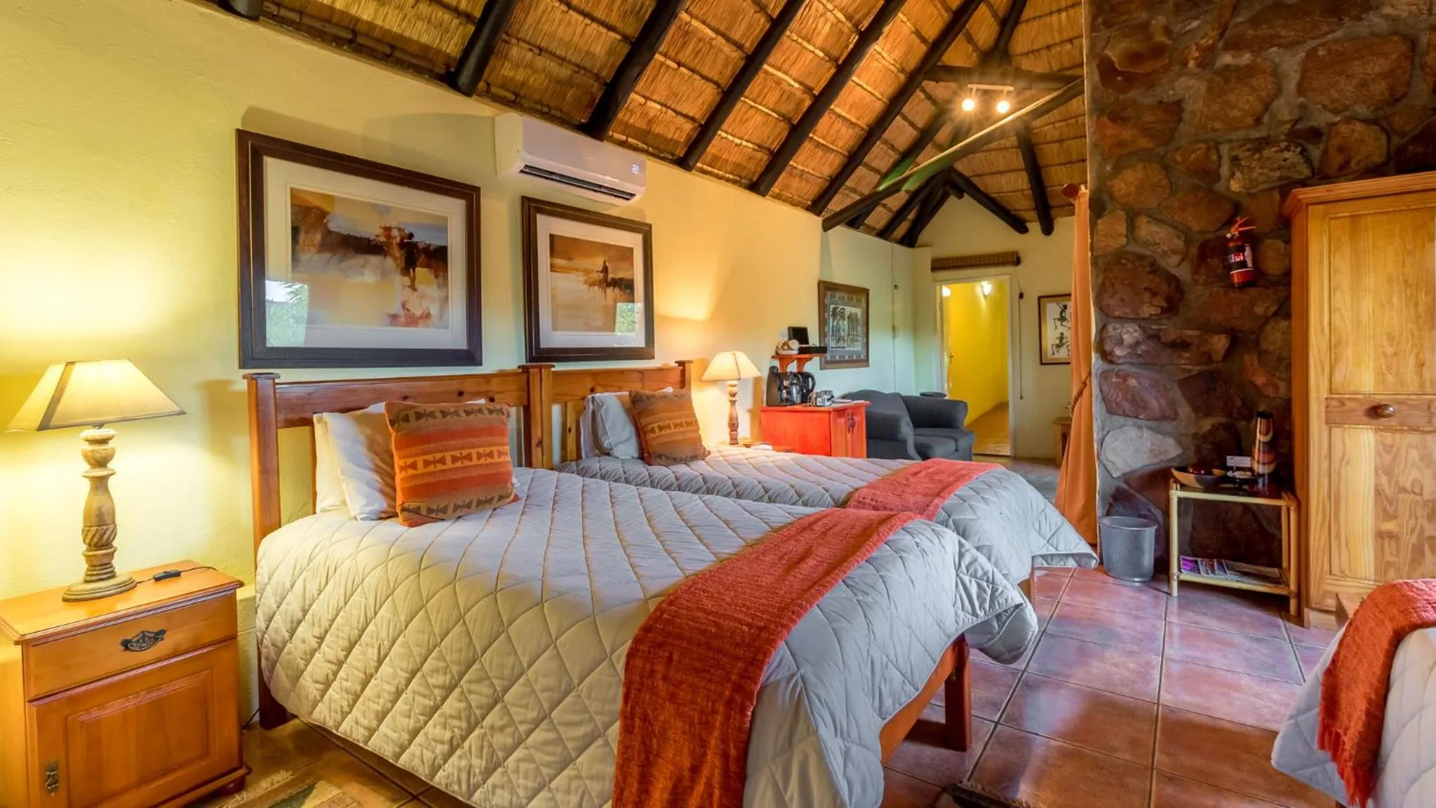 Bed in Iketla Lodge