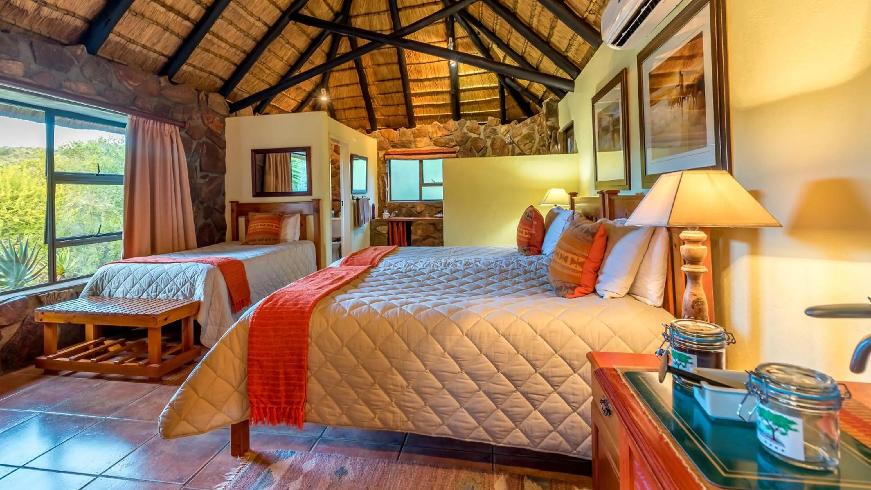Bed in Iketla Lodge