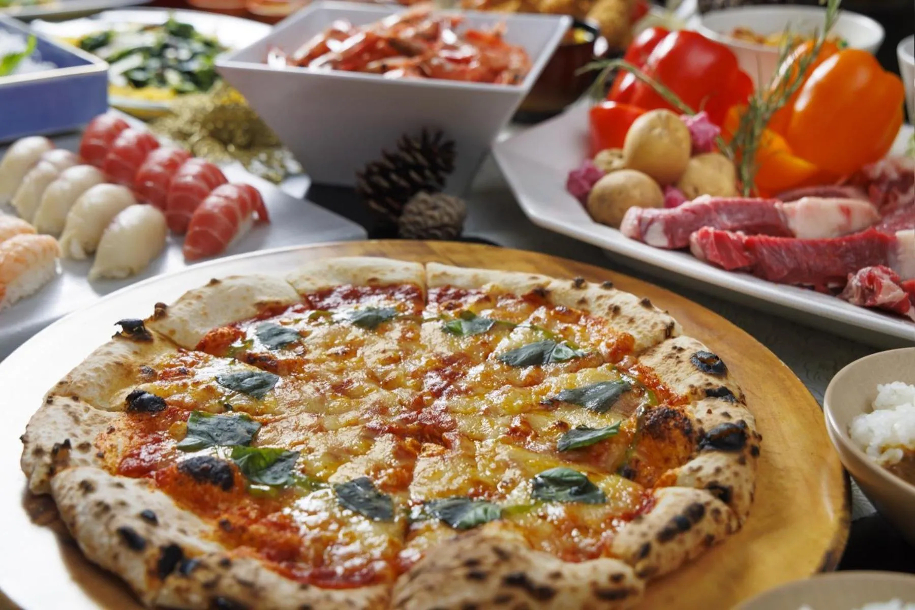 Food and drinks in Hakone Kowakien Hotel