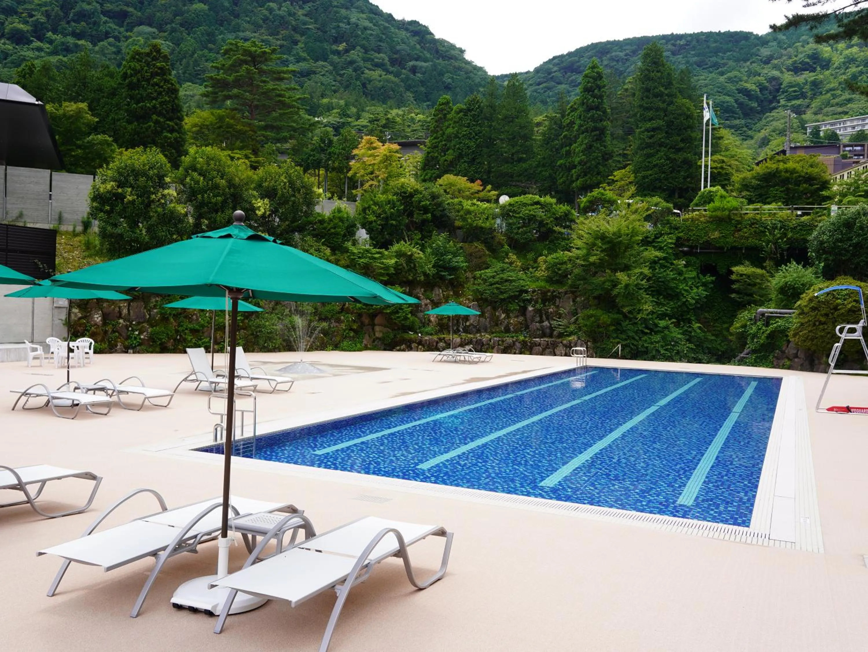 Swimming pool in Hakone Kowakien Hotel
