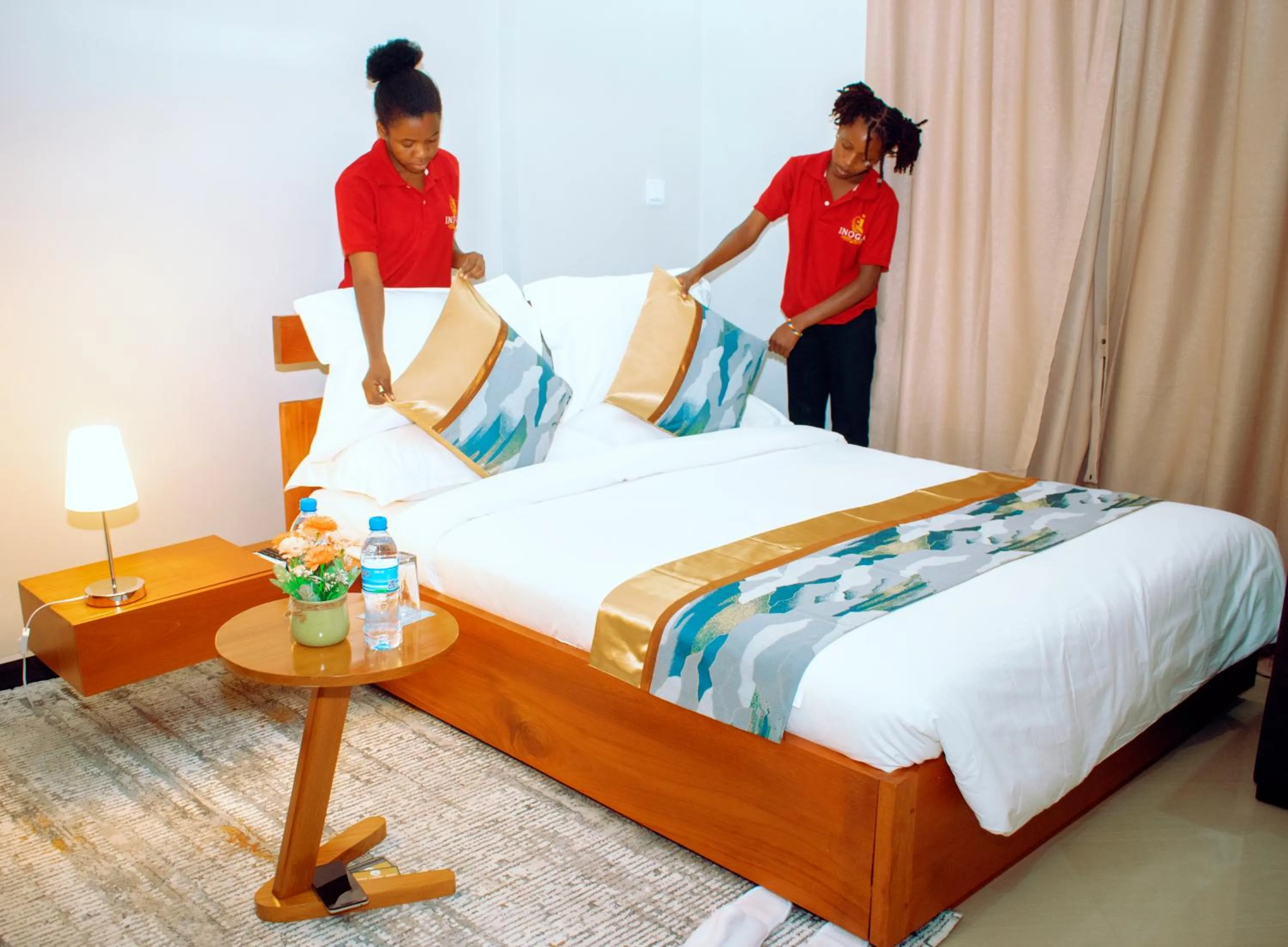 Staff in Inoga Luxury Hotel