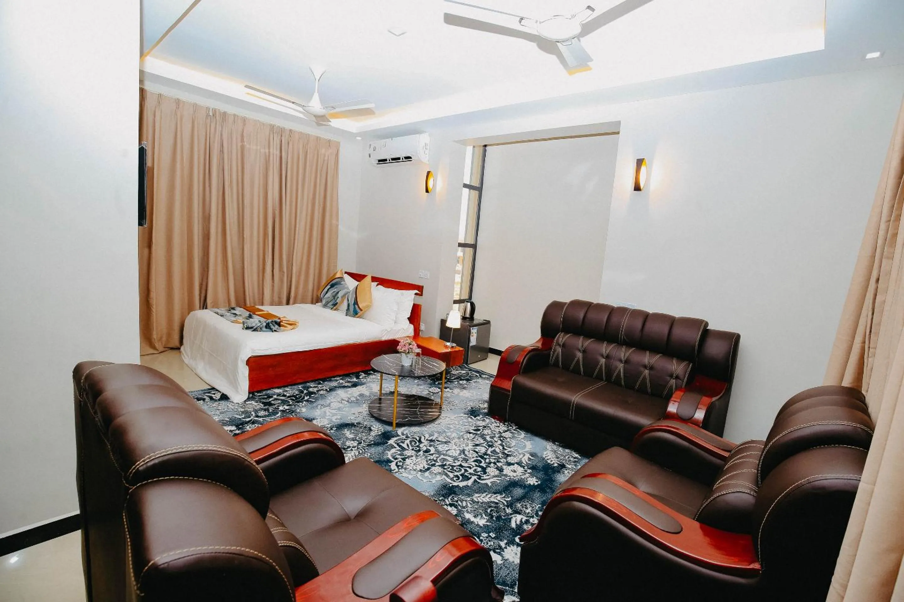 Bed in Inoga Luxury Hotel