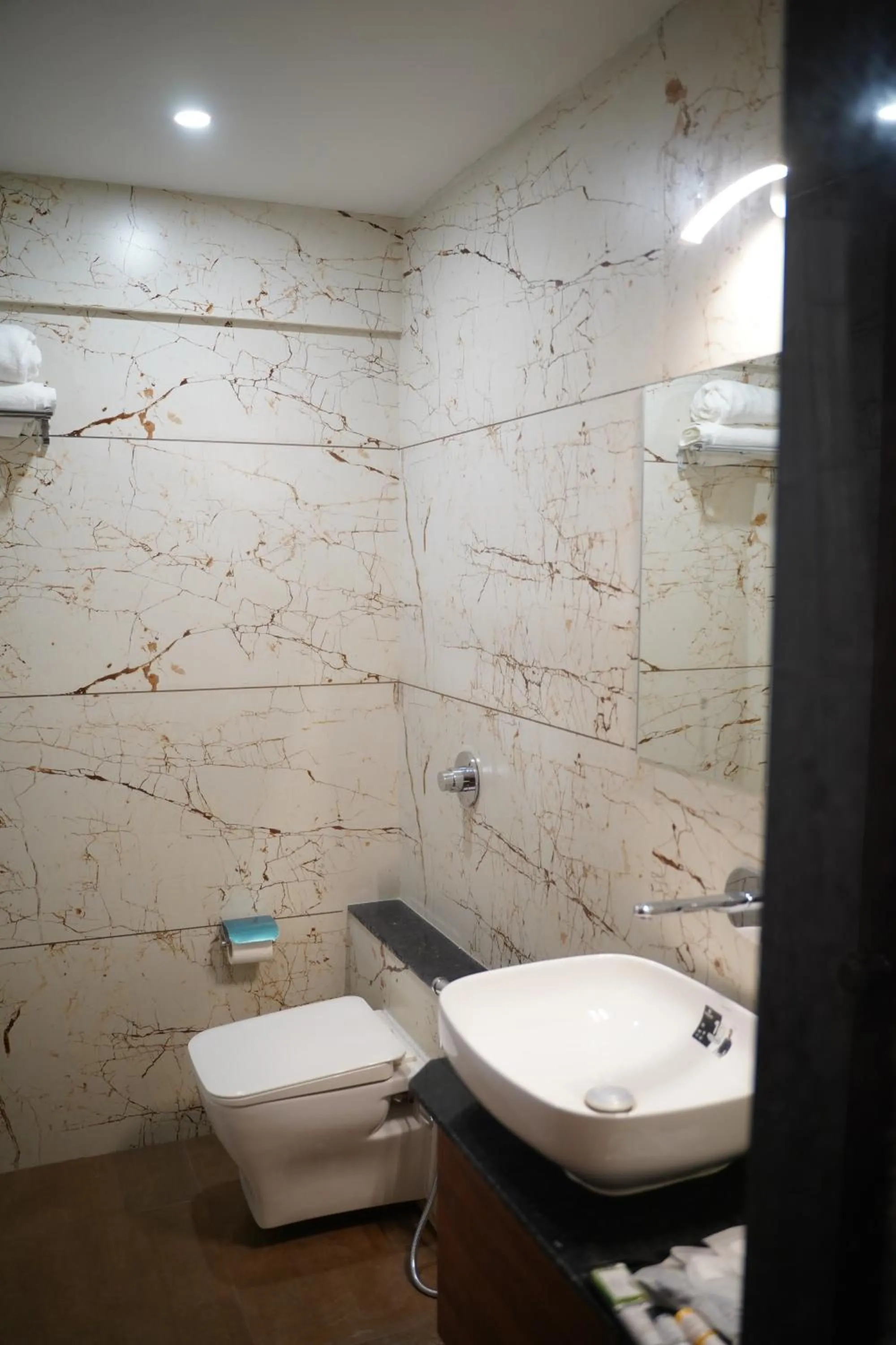 Toilet in LEELA BIZOTEL