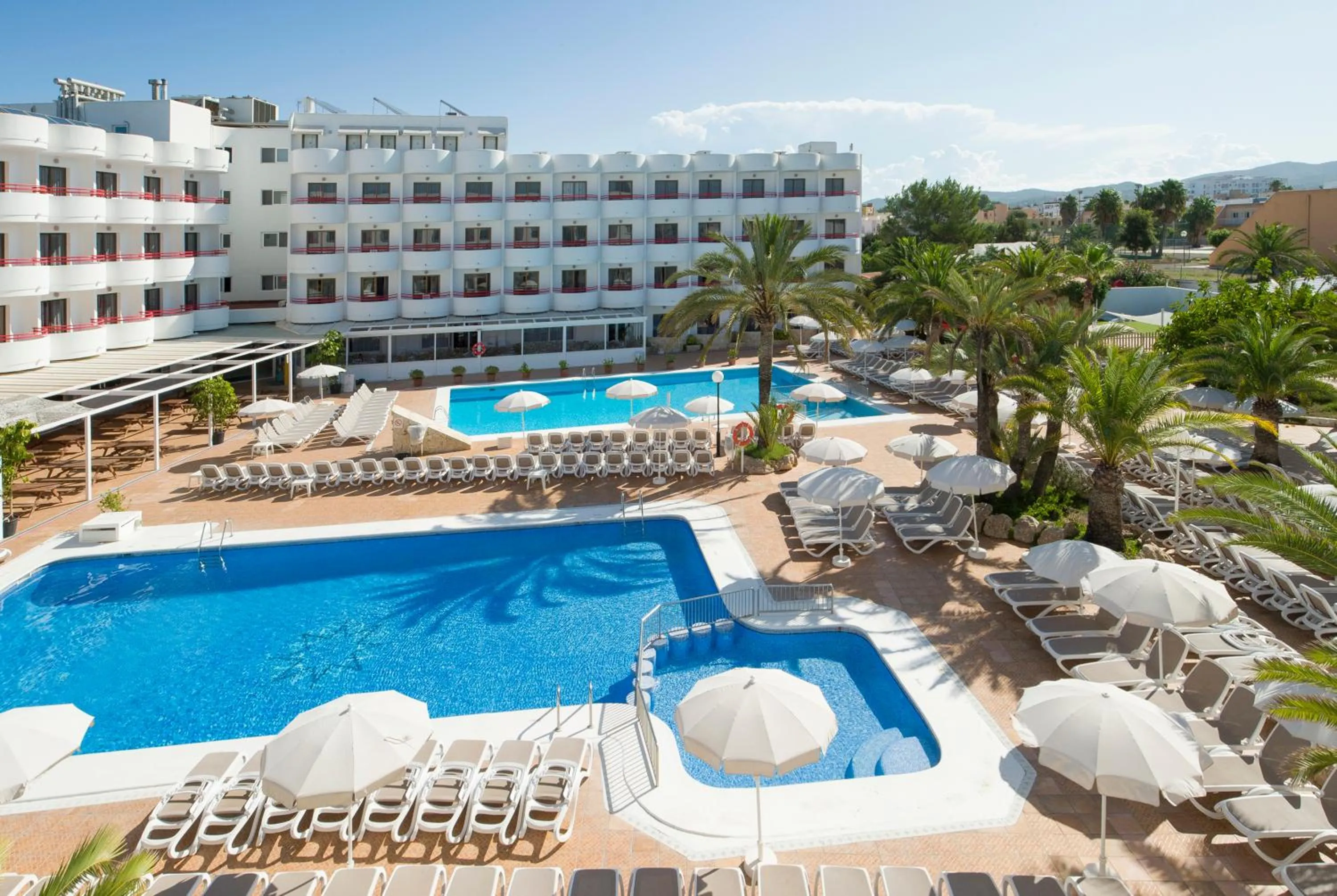 Pool view in Coral Star Hotel