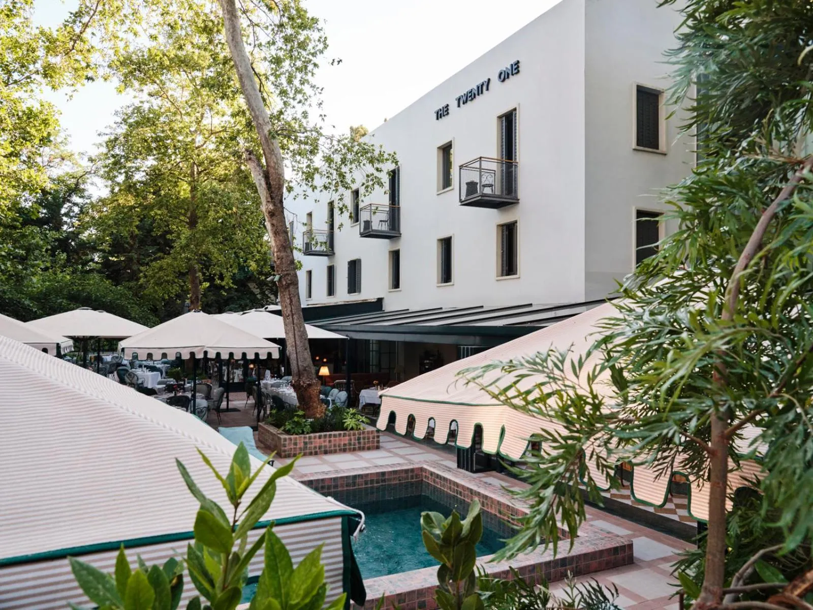 Pool view in The Twentyone