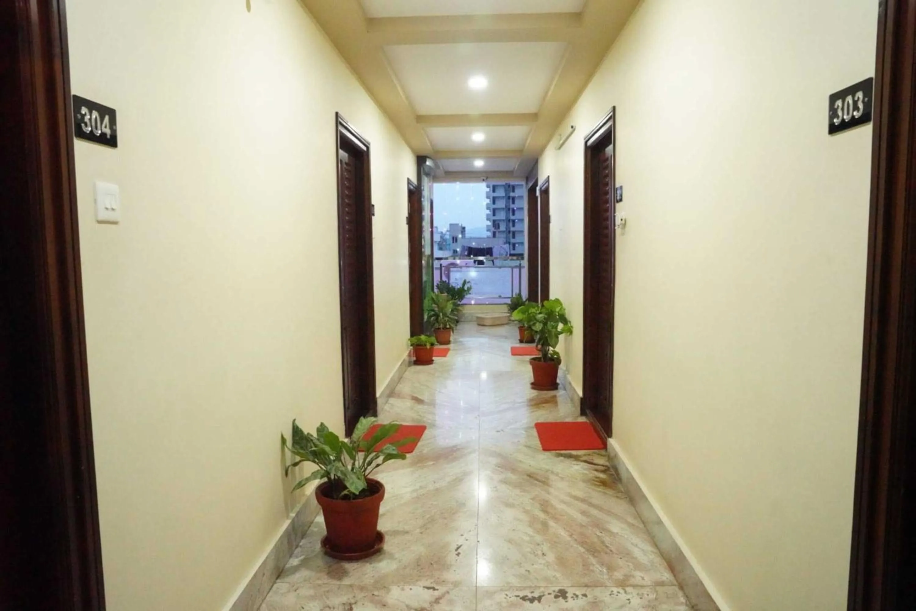 Lobby or reception in Bhimas Residency