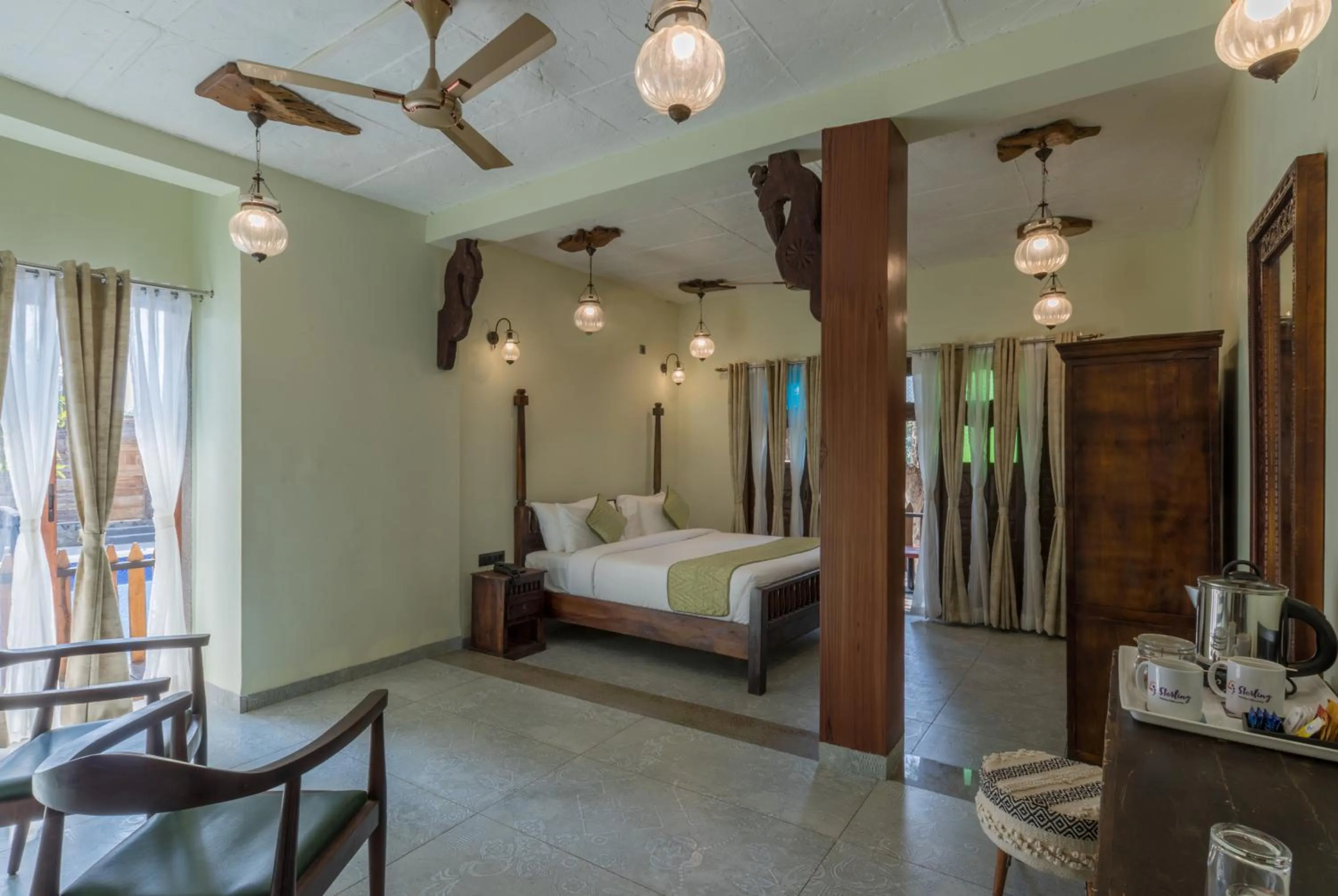 Bedroom, Bed in Sterling Padam Pench