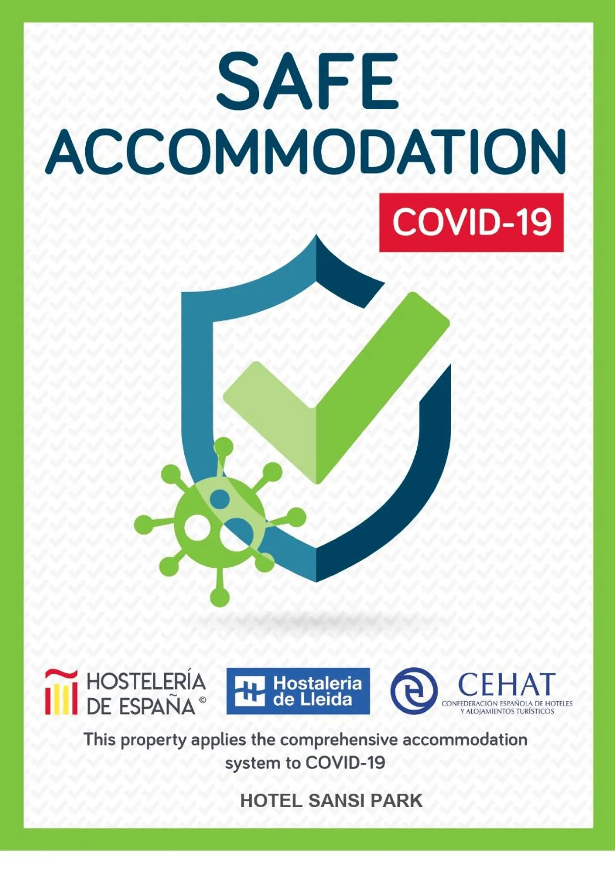 Certificate/Award in Hotel Sansi Park