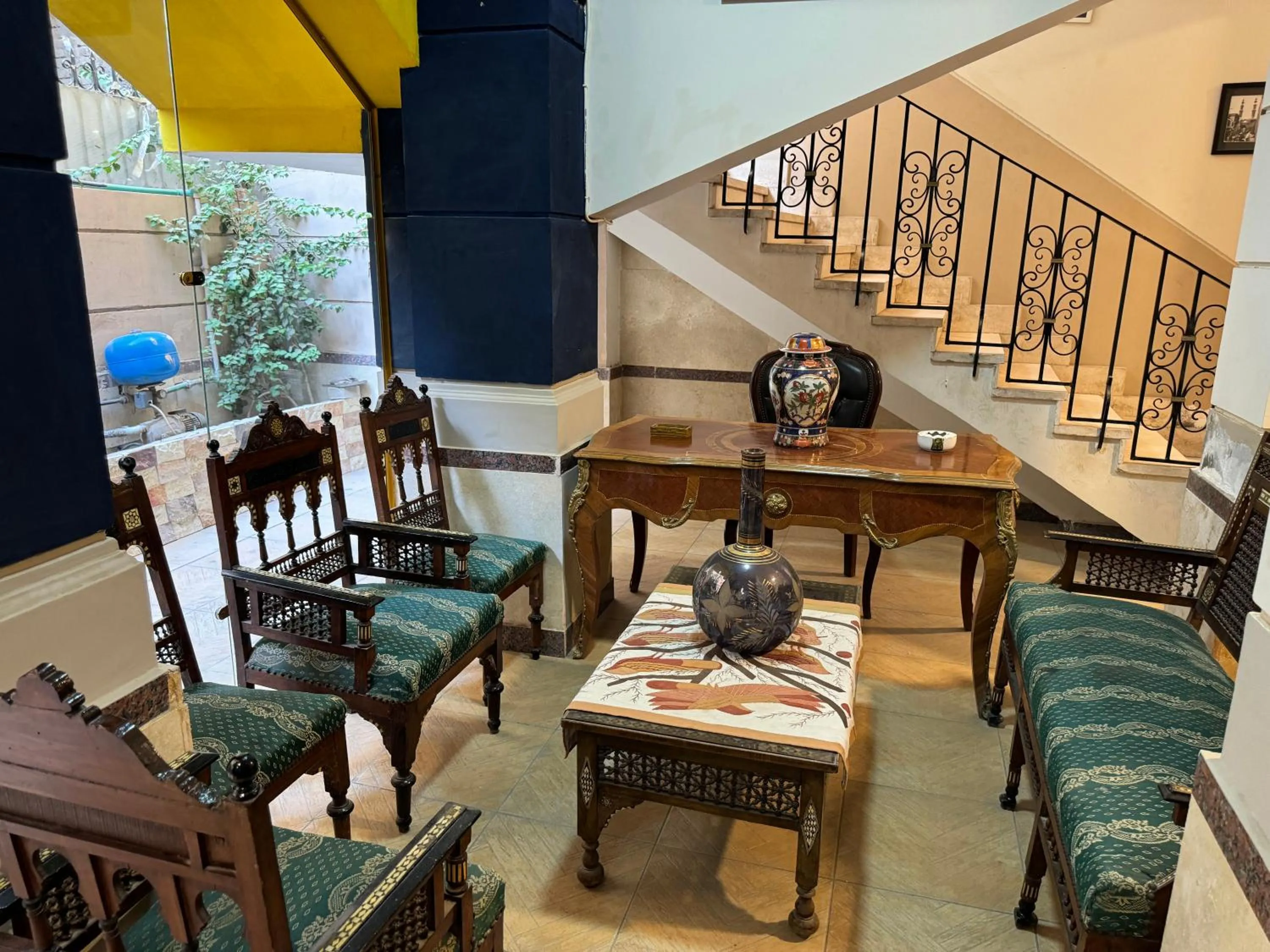 Lobby or reception in Osiris pyramids view inn