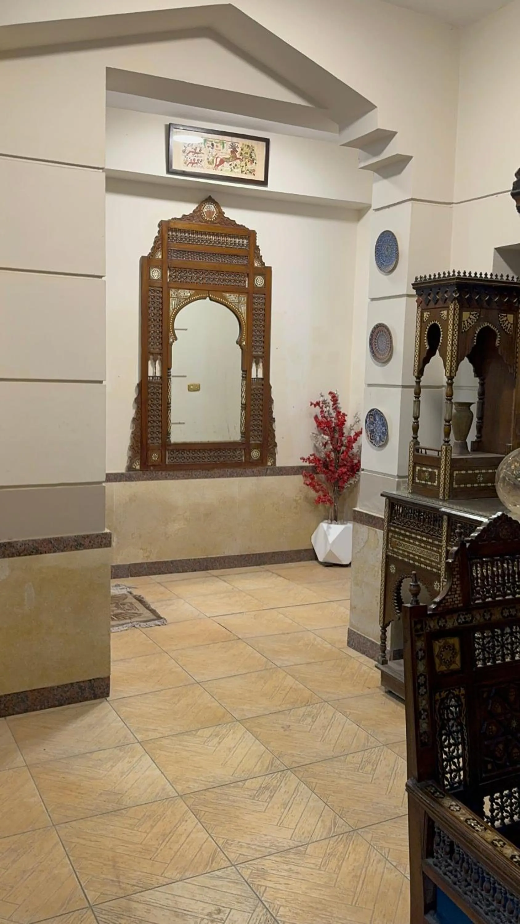 Lobby or reception in Osiris pyramids view inn