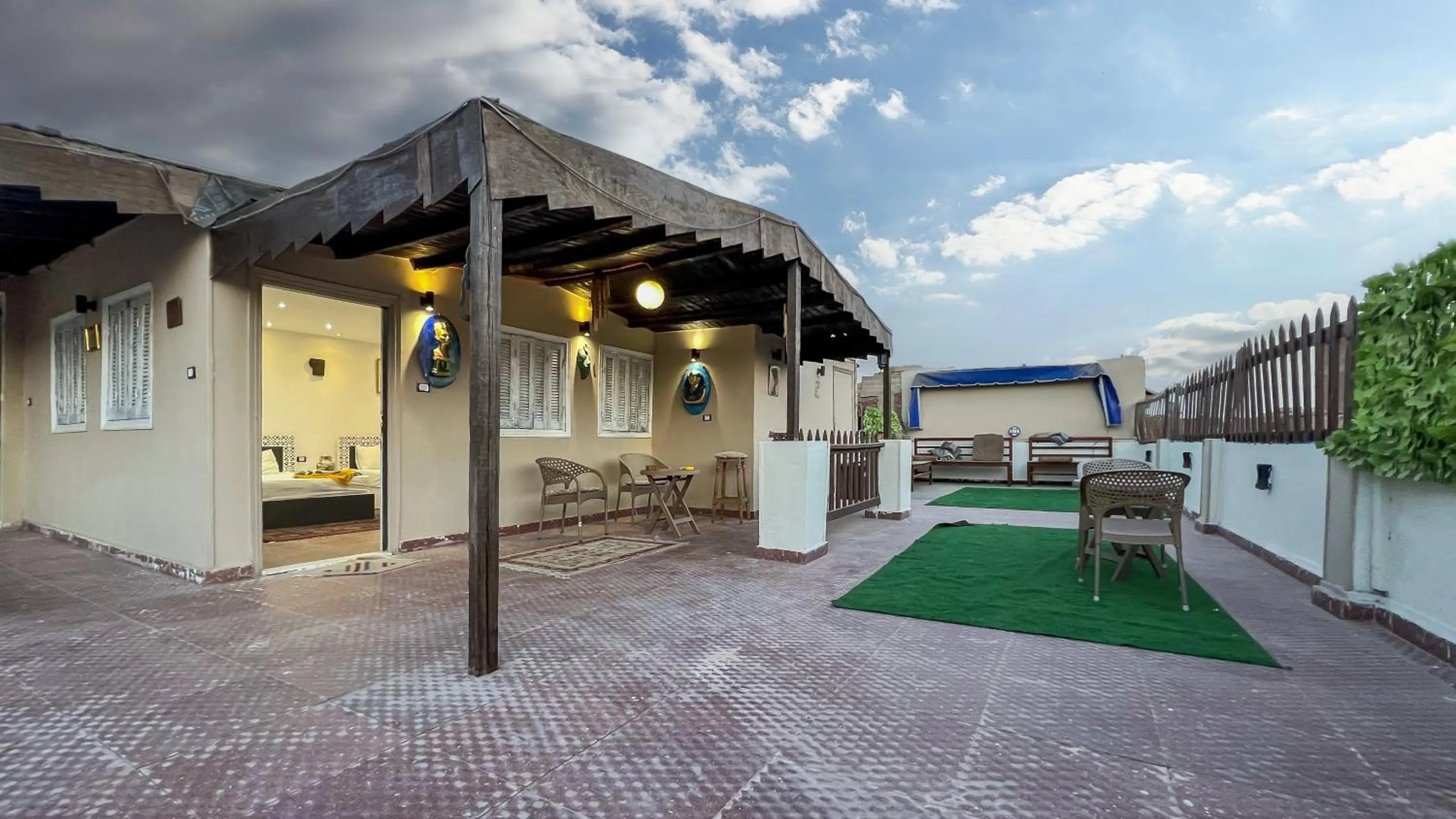 Property building in Osiris pyramids view inn