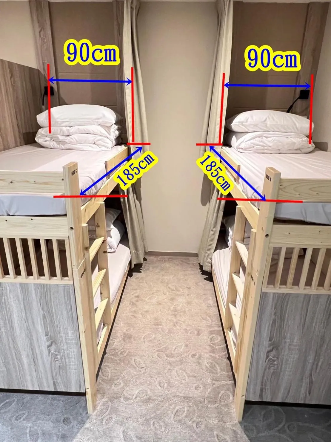 Bed in Grace Hotel Dunbei