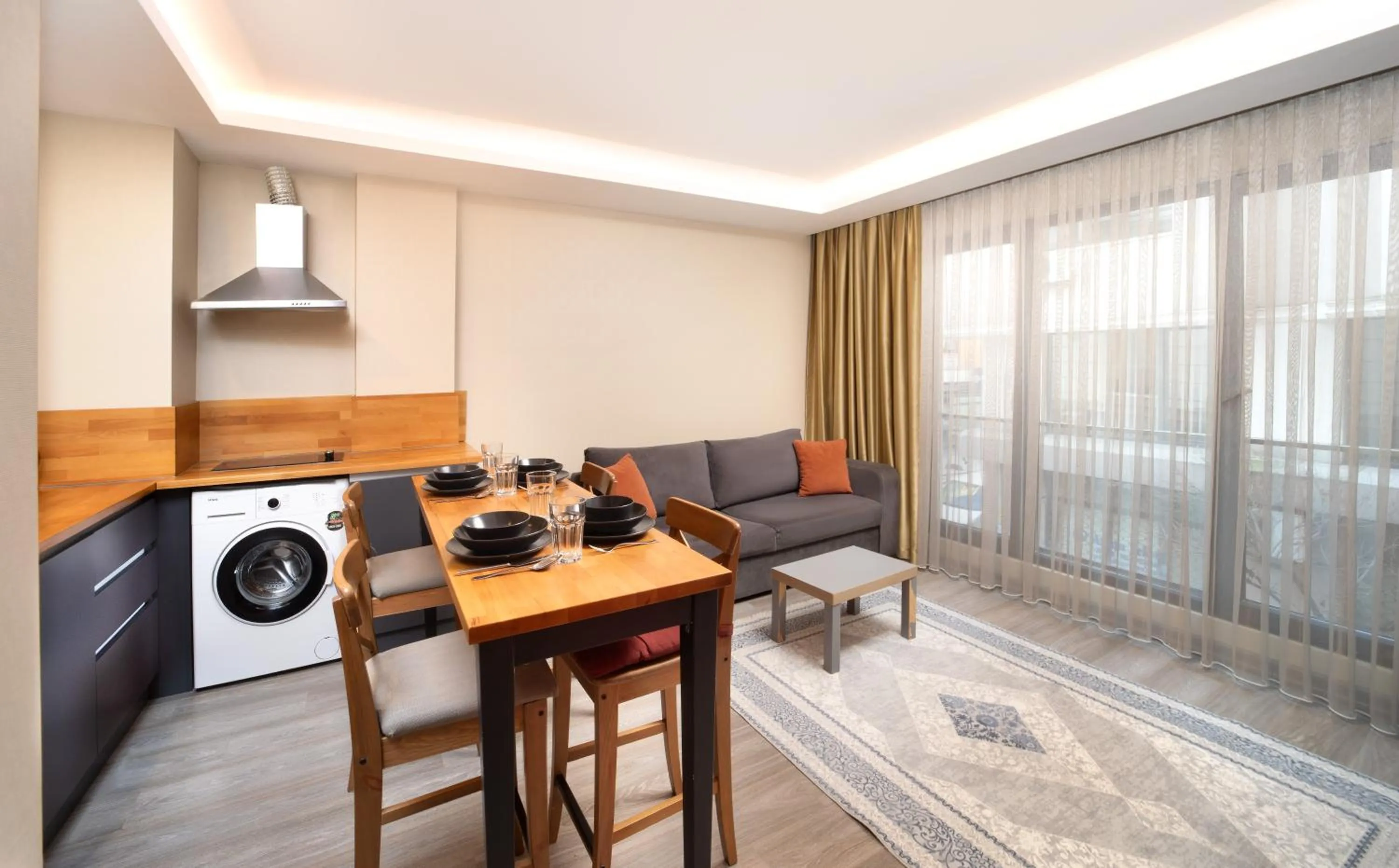 Kitchen or kitchenette in Park Çağlayan Hotel