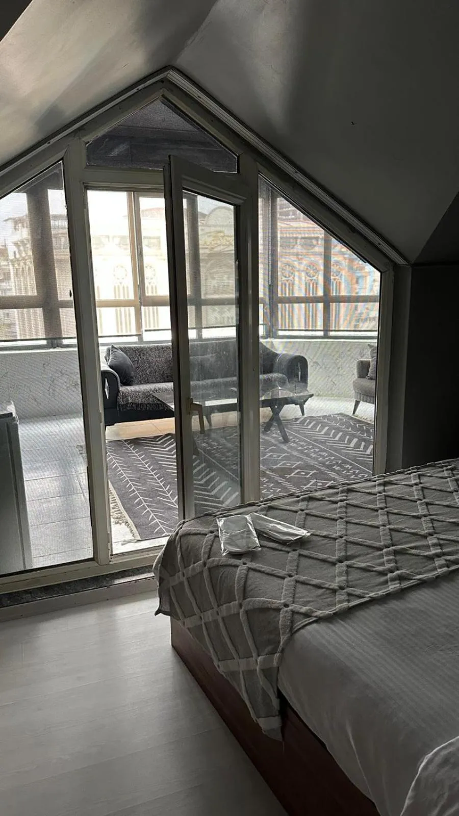 Bed in Heraldic Room Hotel