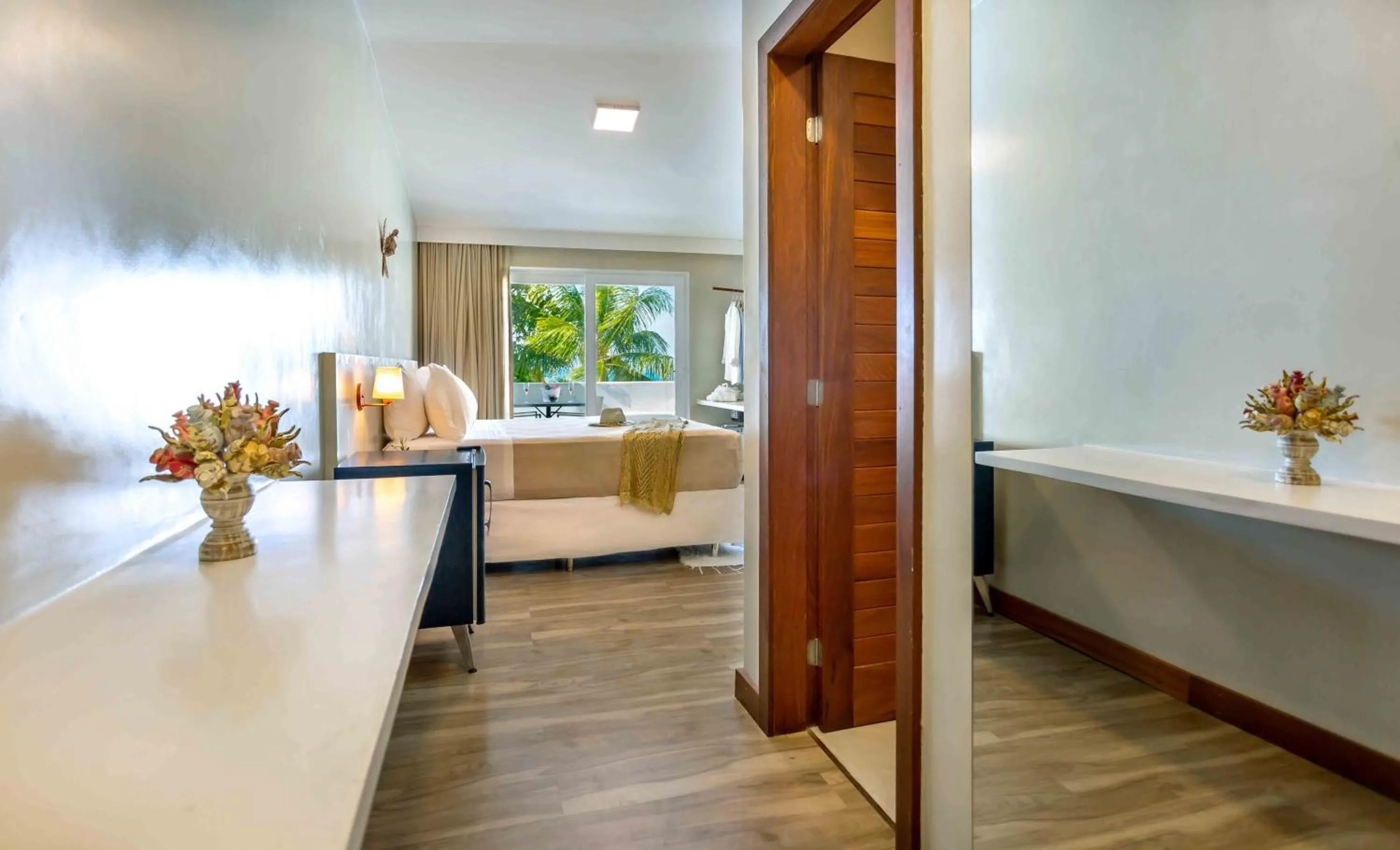 Bedroom, Bed in Aqua by Sambass