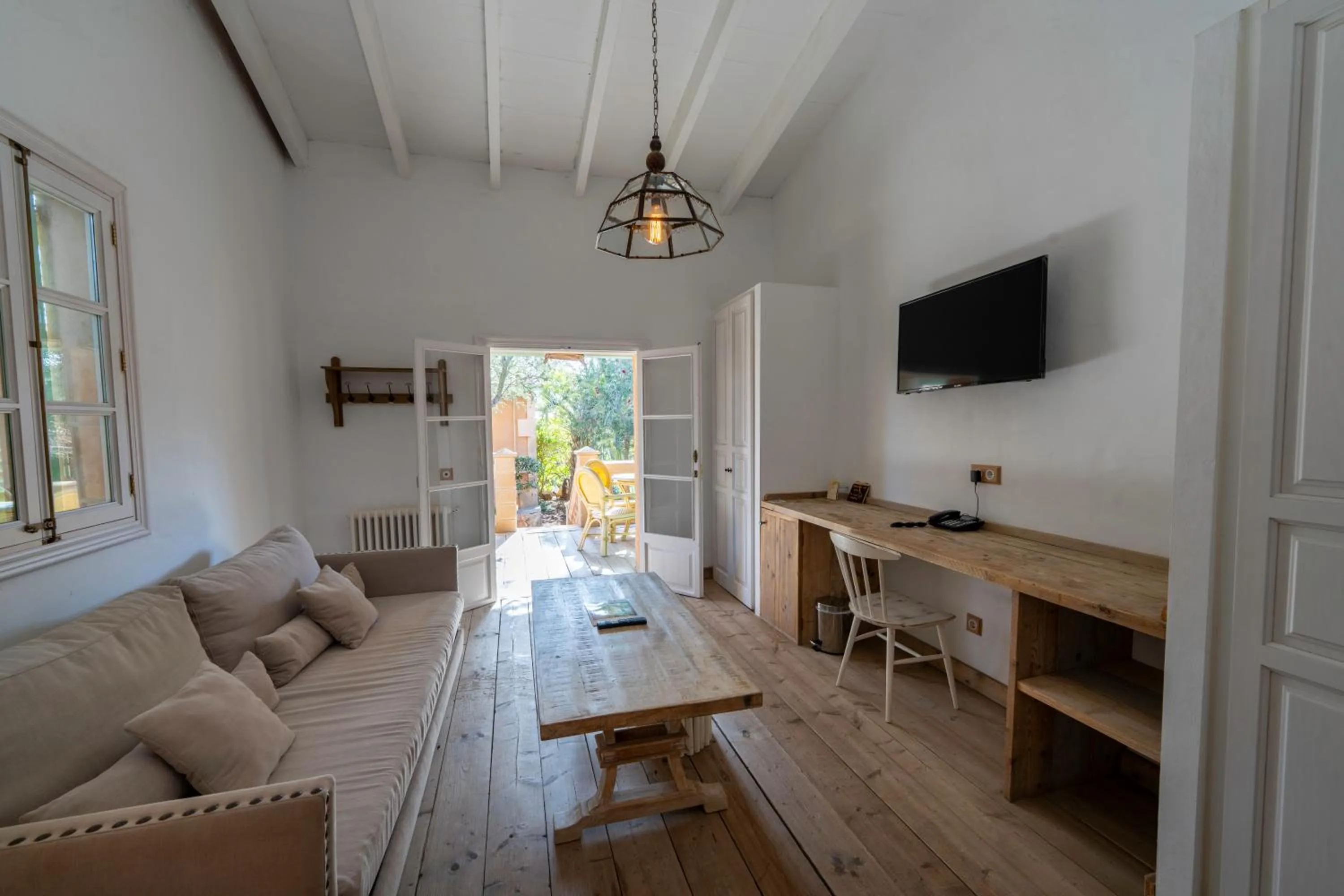 Living room in Finca Hotel Rural Es Turó