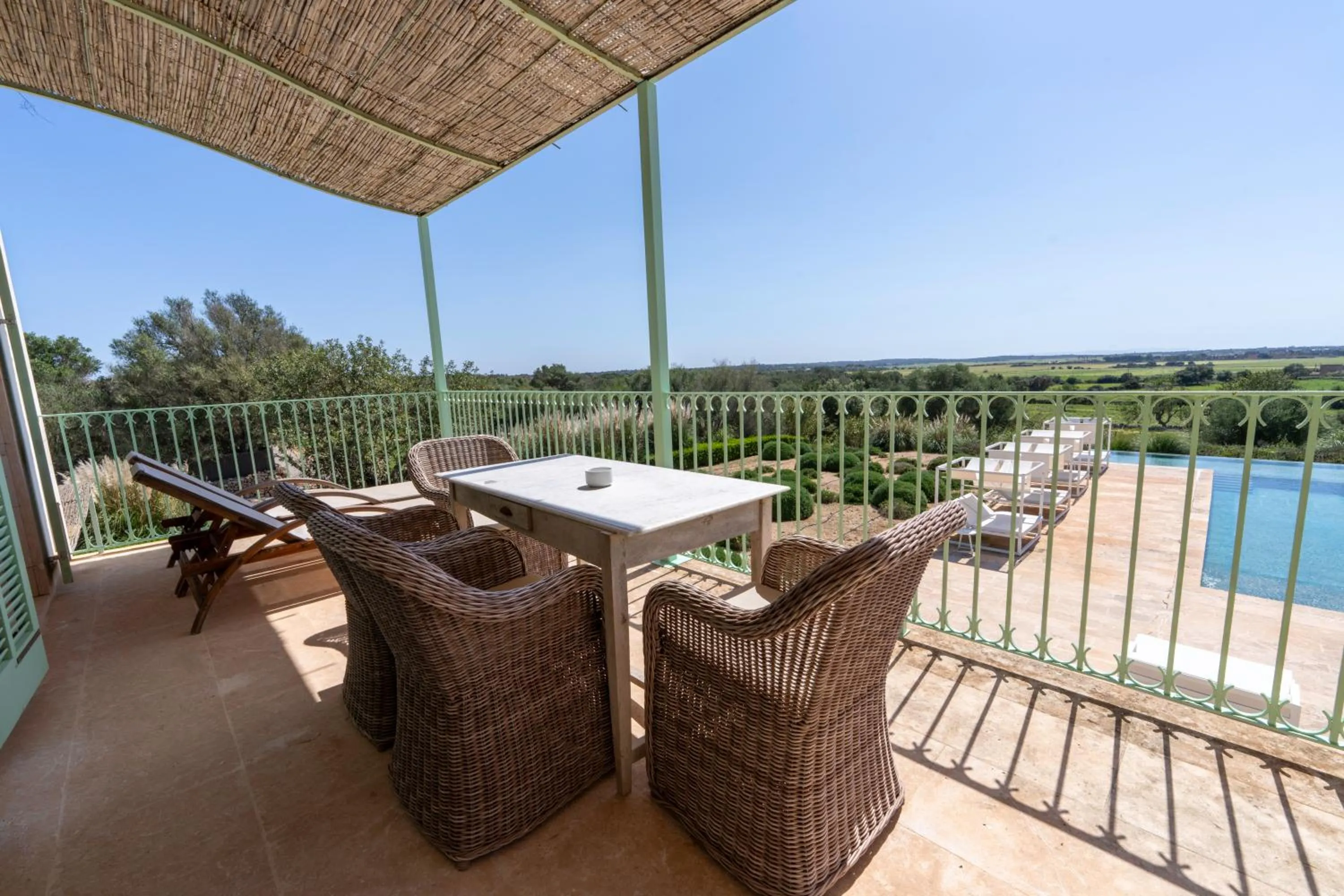 Balcony/Terrace in Finca Hotel Rural Es Turó