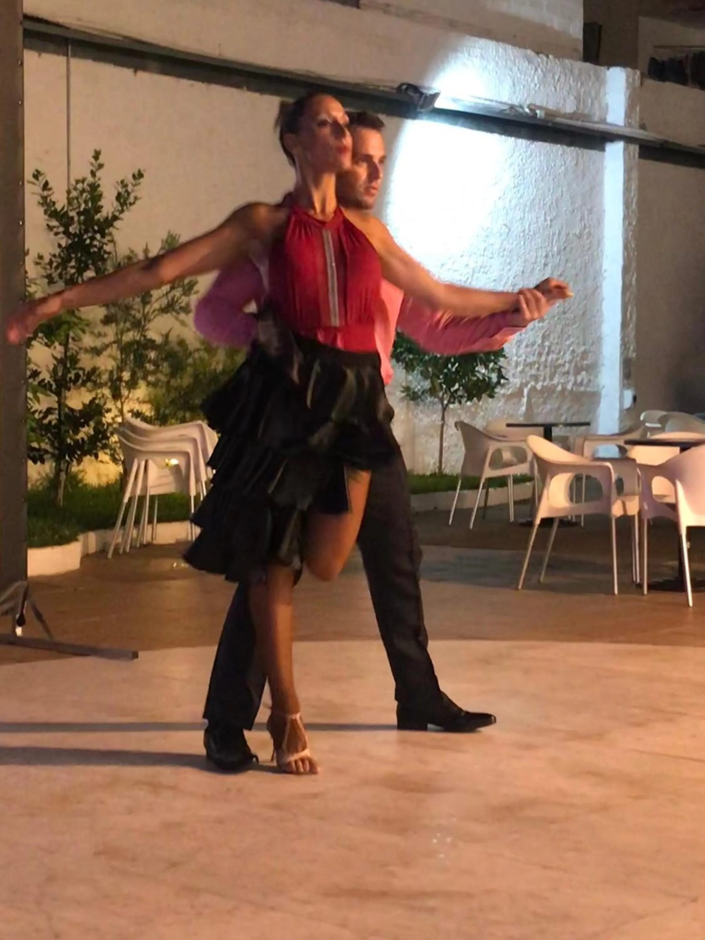 Evening entertainment in Hotel Apartamentos Solimar