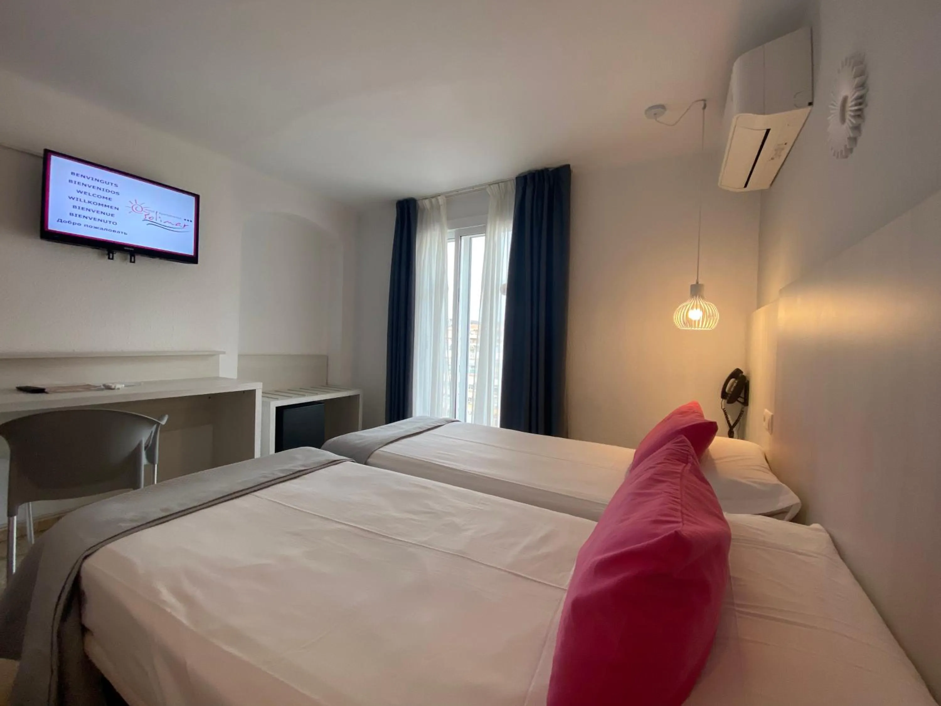 Bed in Hotel Apartamentos Solimar