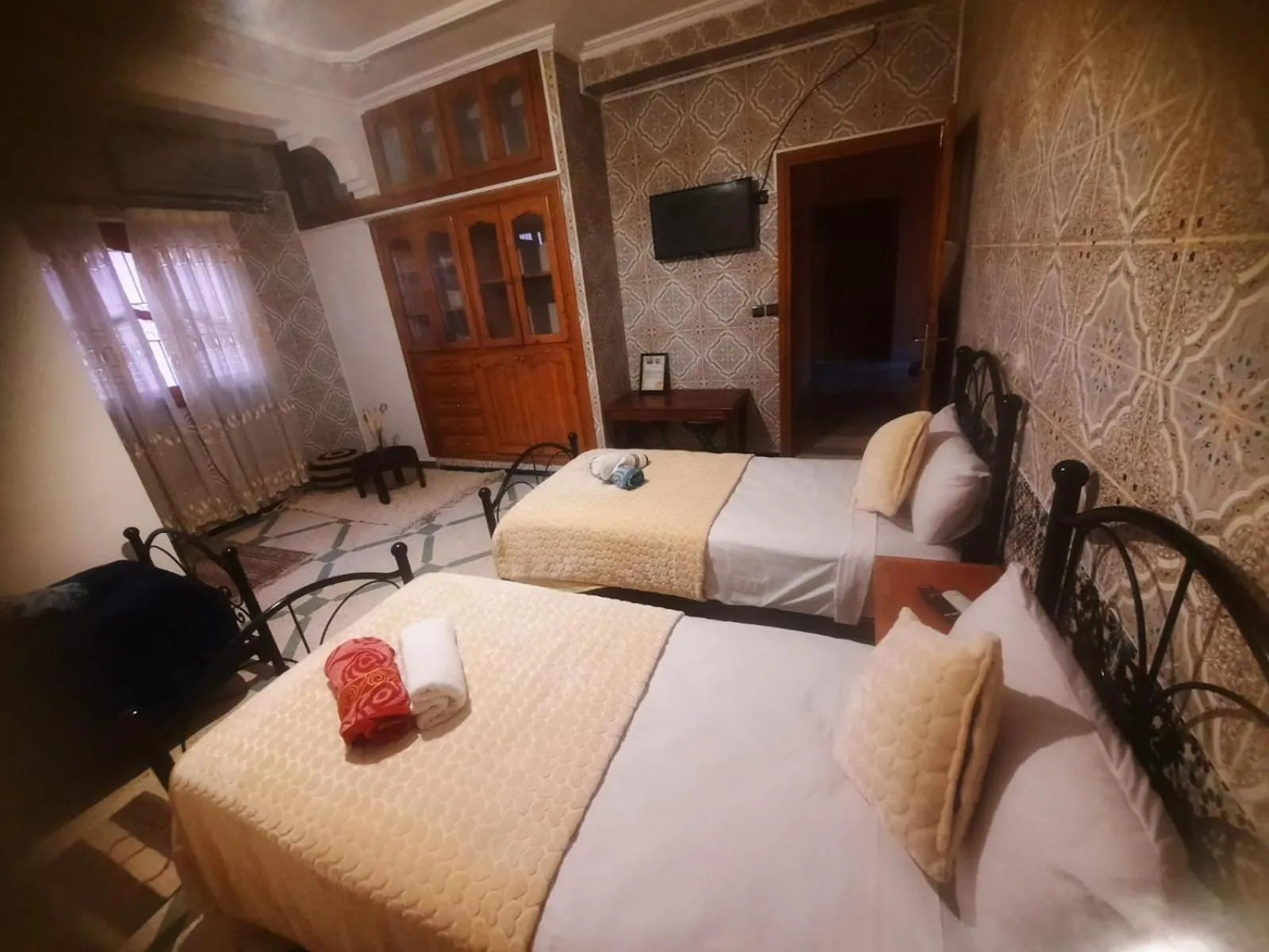 Bed in Riad Perlamazigh