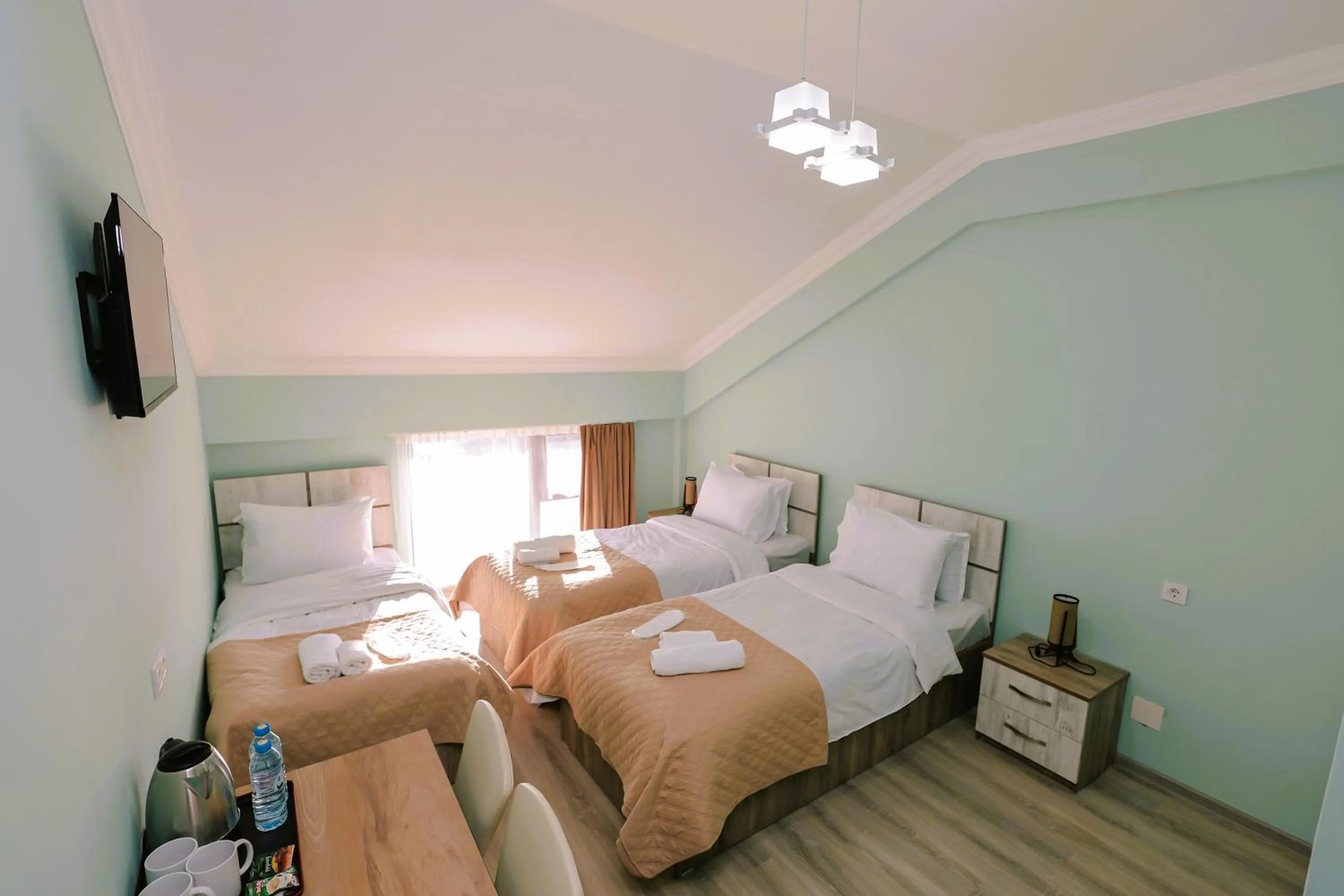 Bed in Dandelion Hotel Gudauri