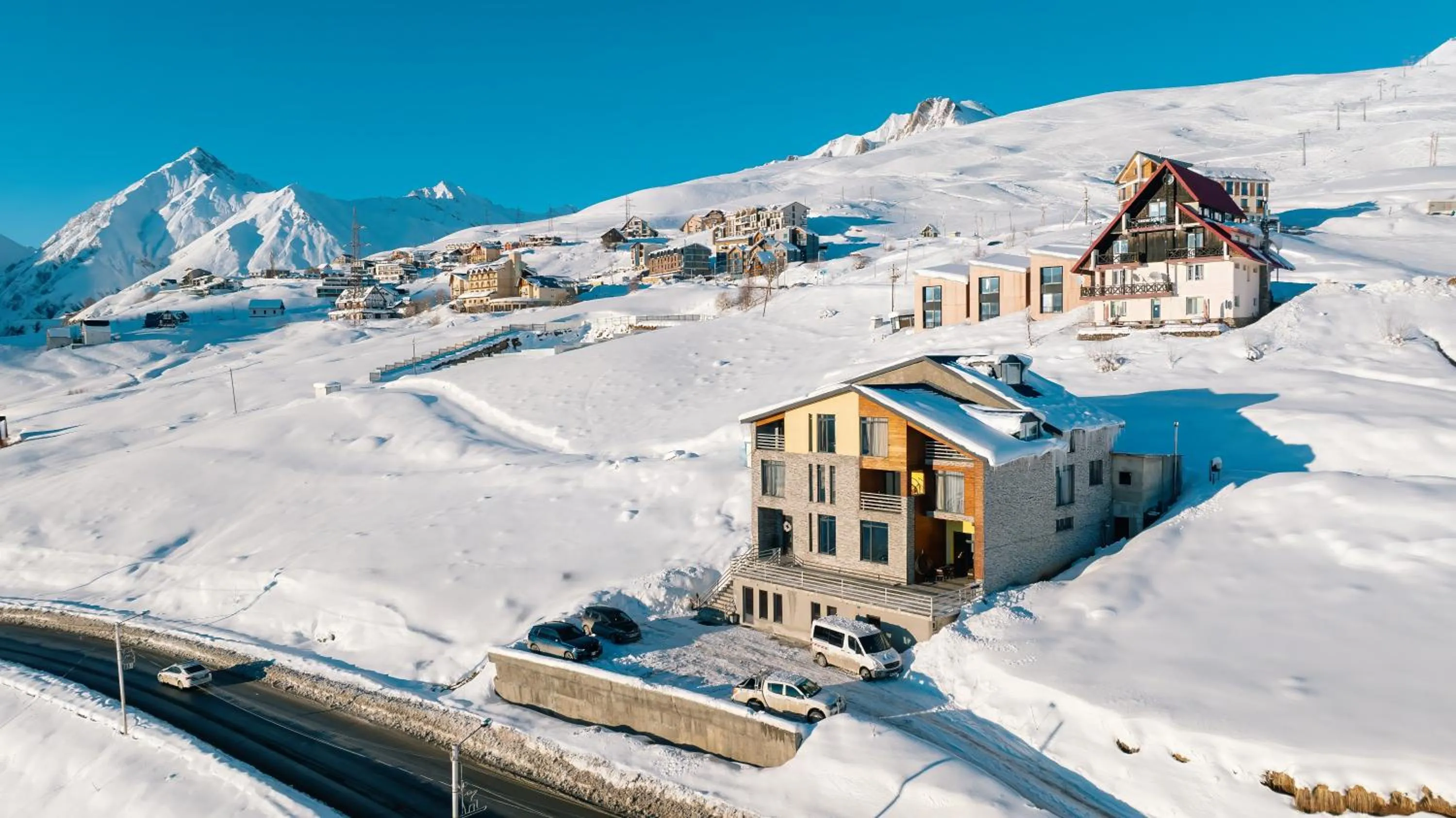 Property building in Dandelion Hotel Gudauri