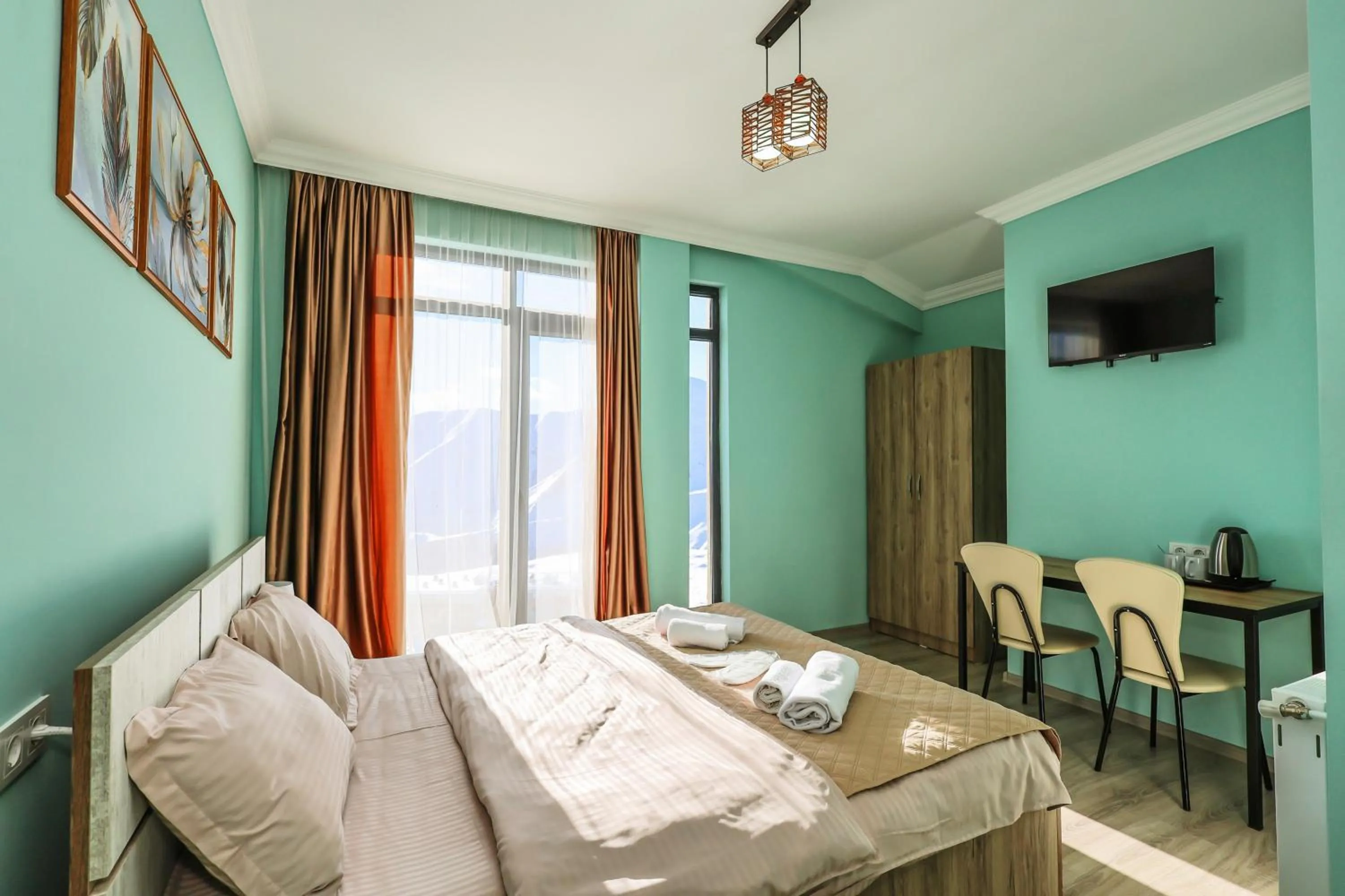 Bed in Dandelion Hotel Gudauri