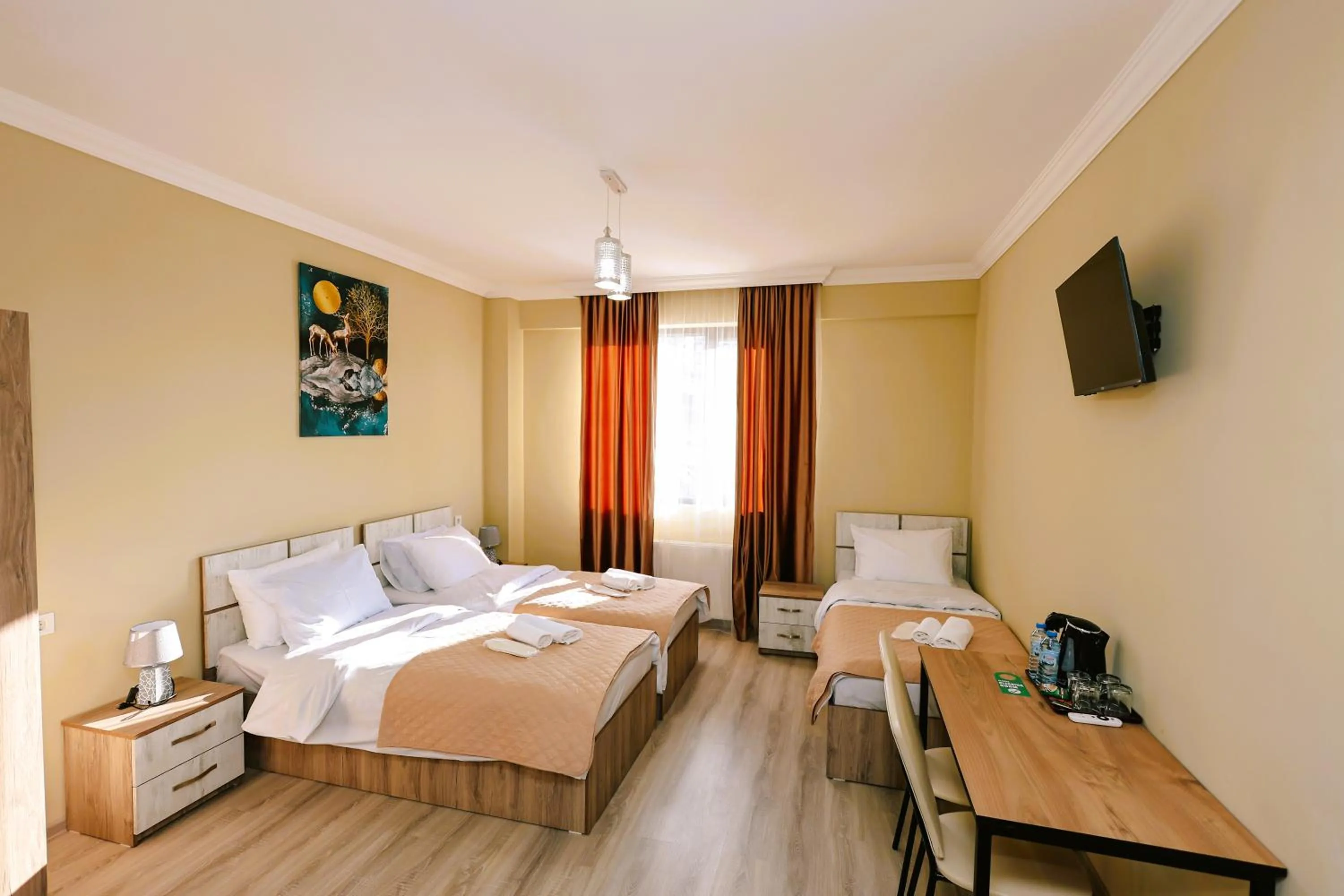 Bed in Dandelion Hotel Gudauri